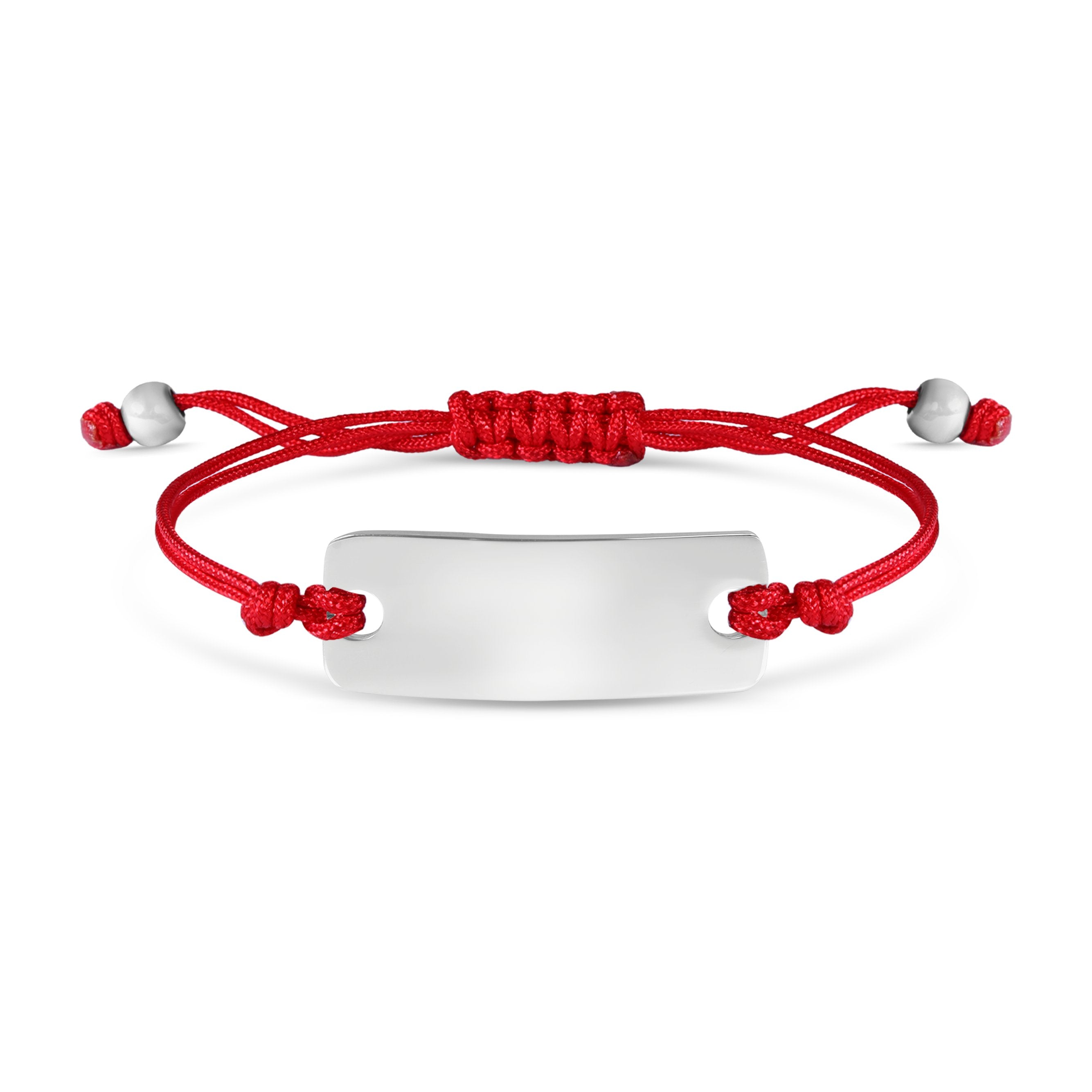 Engravable Rectangle ID Friendship Curved Bar Bracelet / RB0001、mySite、dreamappss