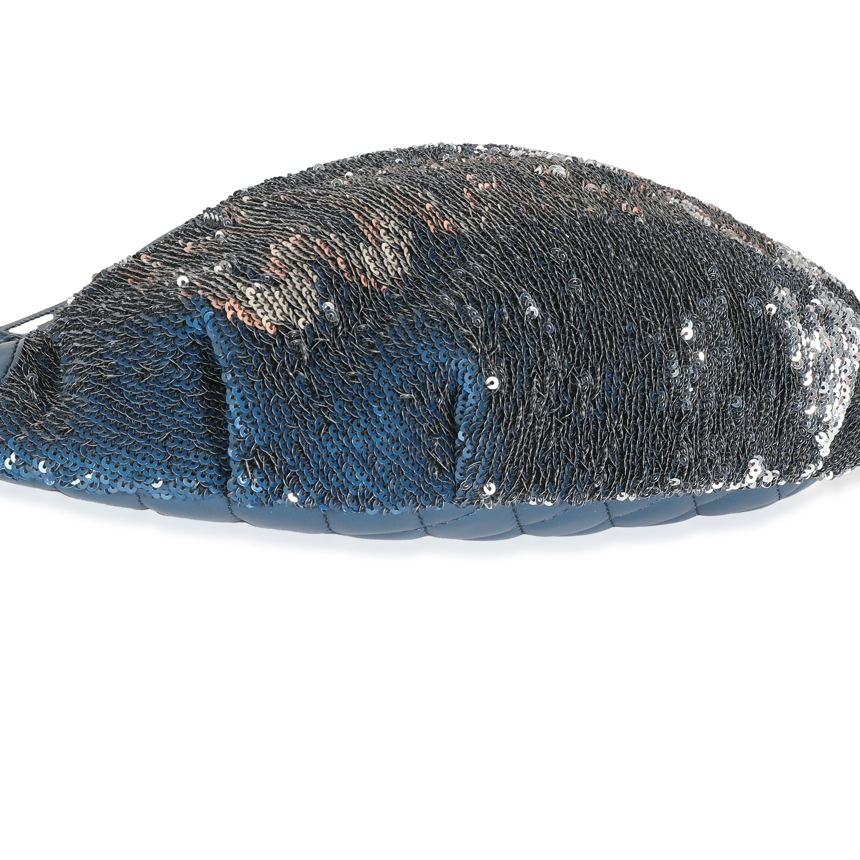 Blue Pink Sequin Coco Cuba Waist Belt Bag、mySite、garagedoors4me