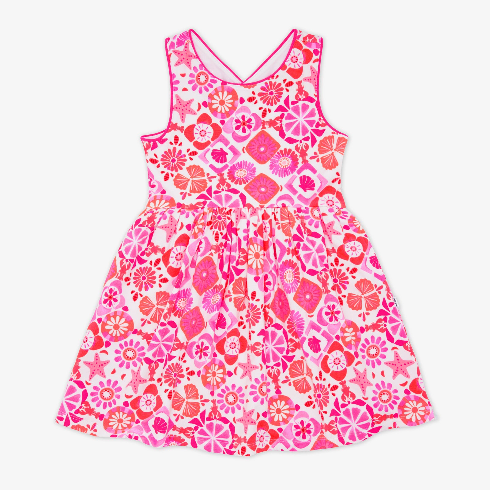 Coastal Gems Cross Back Skater Dress、mySite、g9winljtr