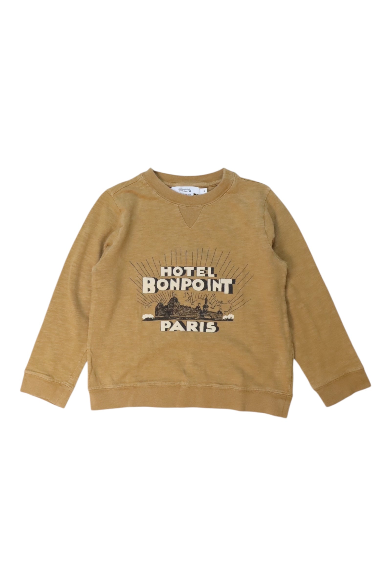 Bonpoint Graphic Crewneck Sweatshirt Size 4T、mySite、g9winljtr