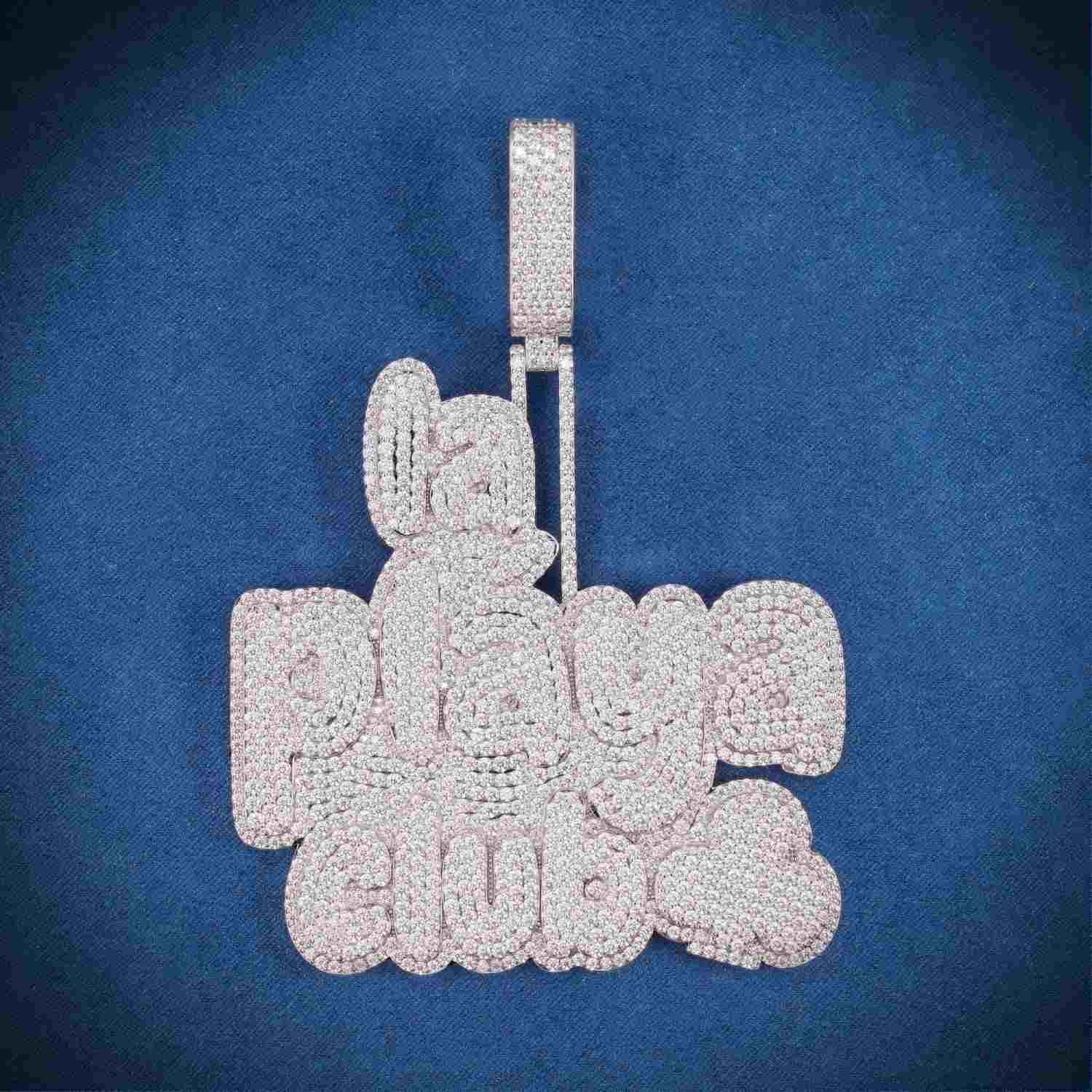 LA PLAYA CLUB Custom Moissanite Pendant 14k Gold、mySite、hinf8tx79