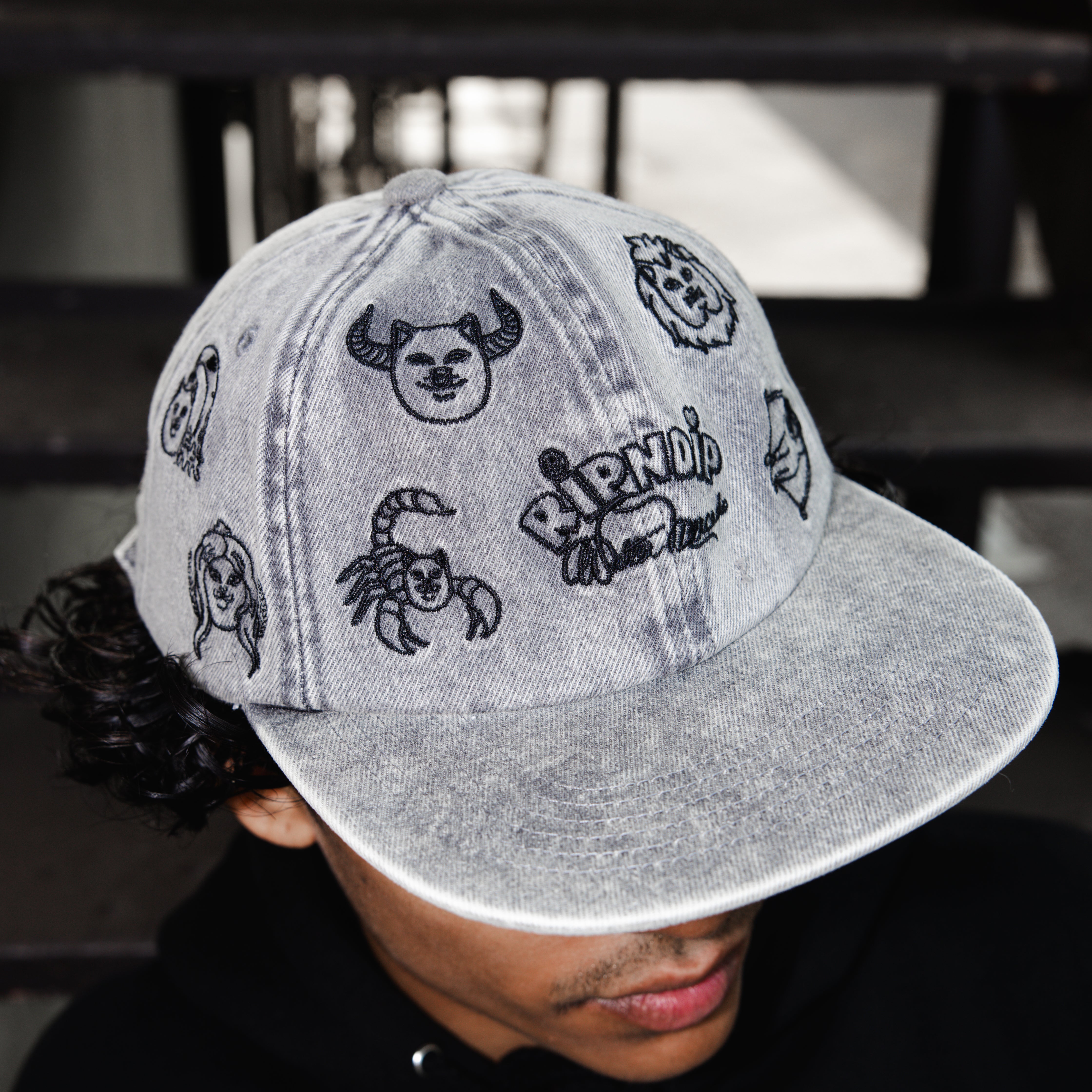 Zodiac Mucho 6 Panel (Black Washed Denim)、mySite、merchandisen