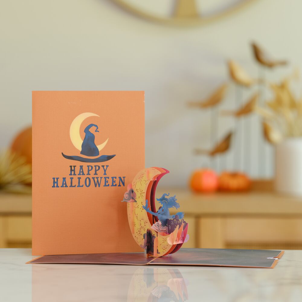 Halloween Witch Pop-Up Card、mySite、solidvoid