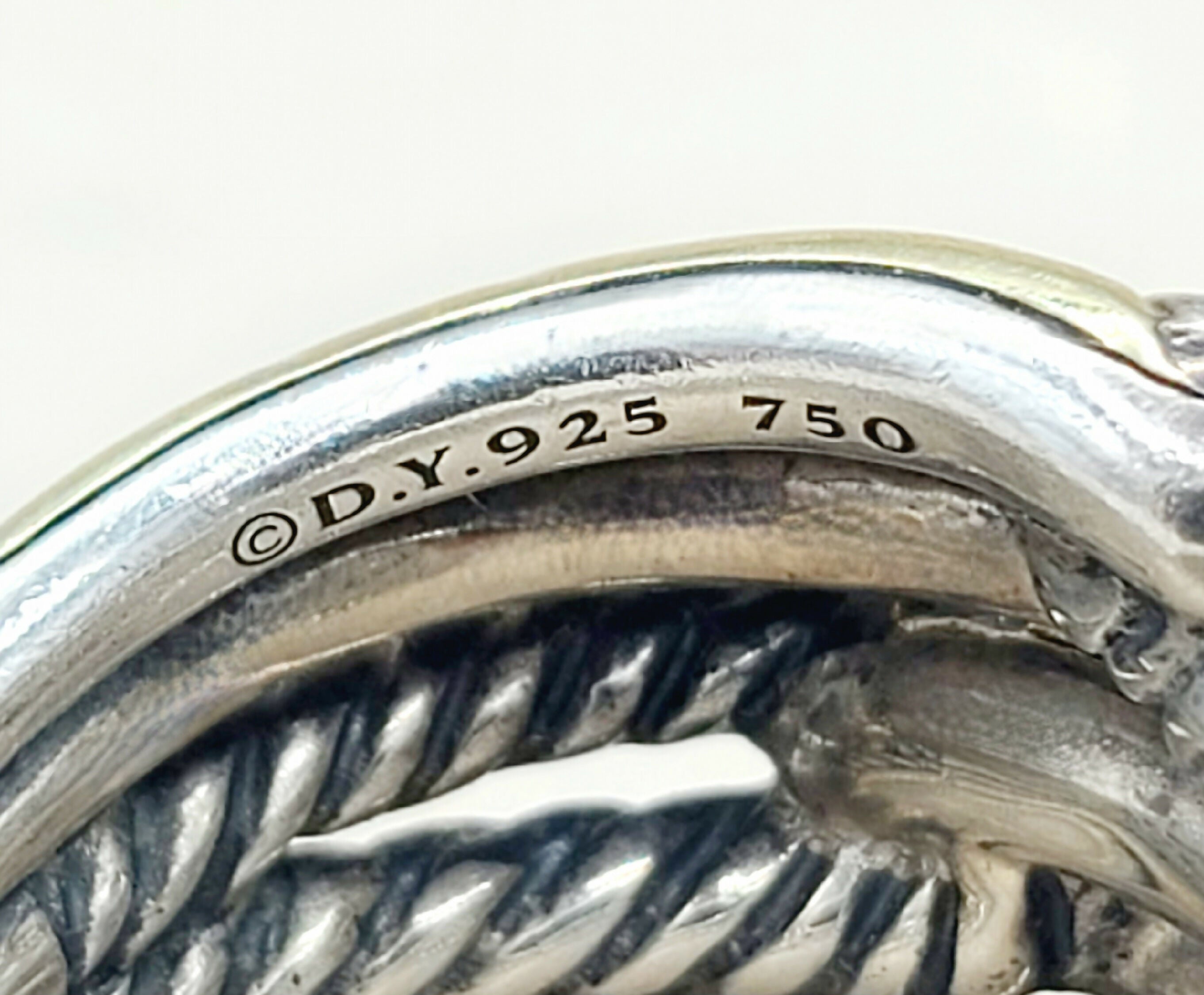 David Yurman Triple- Loop Labyrinth Ring With 18k Gold、mySite、hinf8tx79