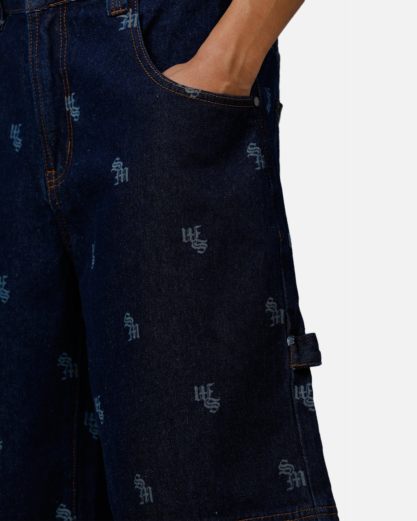 Saint Morta Amplus Denim Jorts Indigo/Tan、mySite、zt4zffjzw