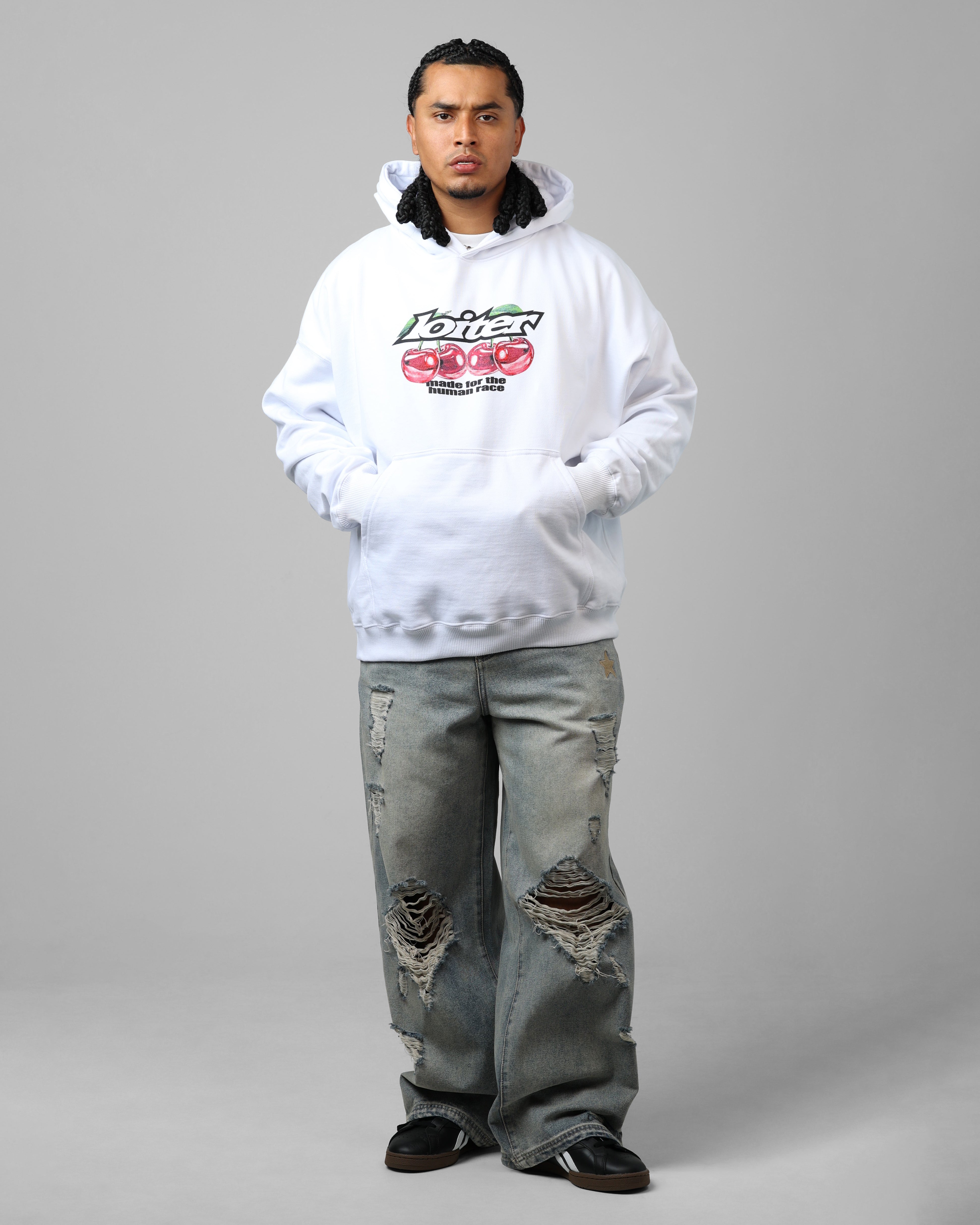 Loiter Cherry Pick Hoodie White、mySite、zt4zffjzw