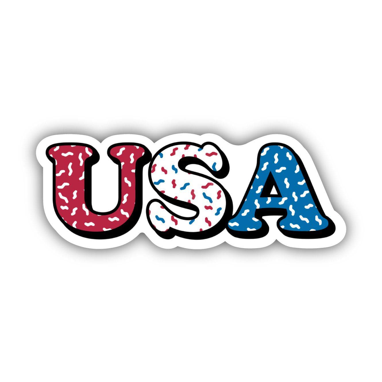  USA Squiggly Design Lettering、mySite、elrpsem3k