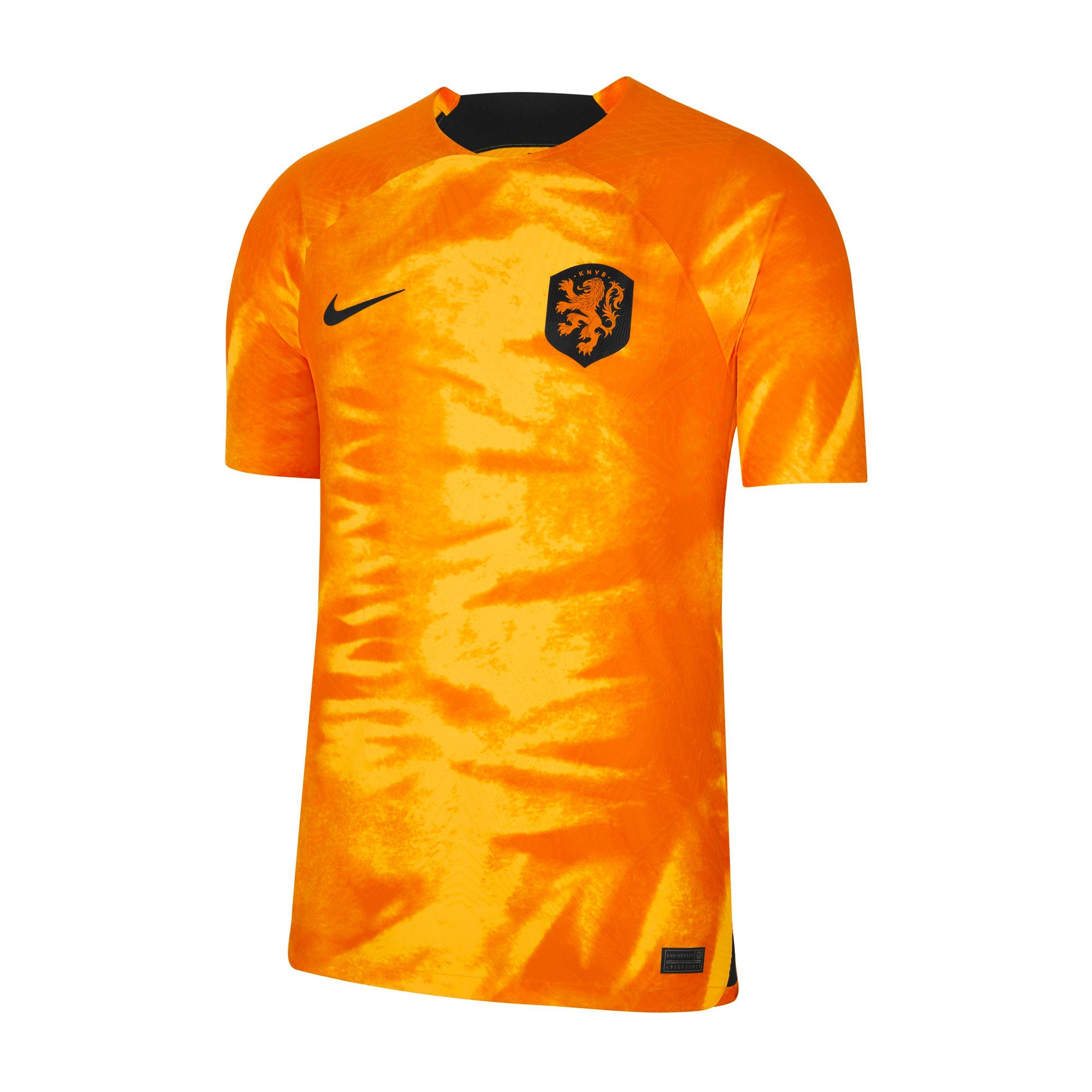 Nike Men's Netherlands 2022/23 Dri-FIT ADV Home Jersey Orange/Black、mySite、noshort