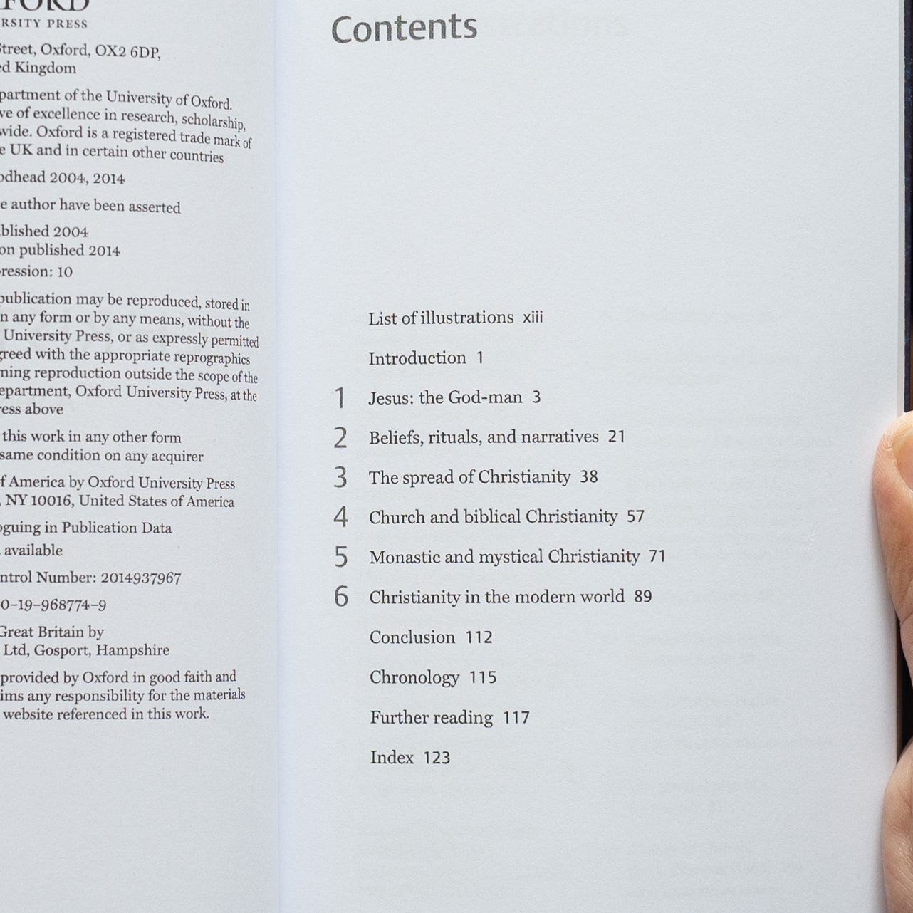 Christianity: A Very Short Introduction、mySite、topwebapps