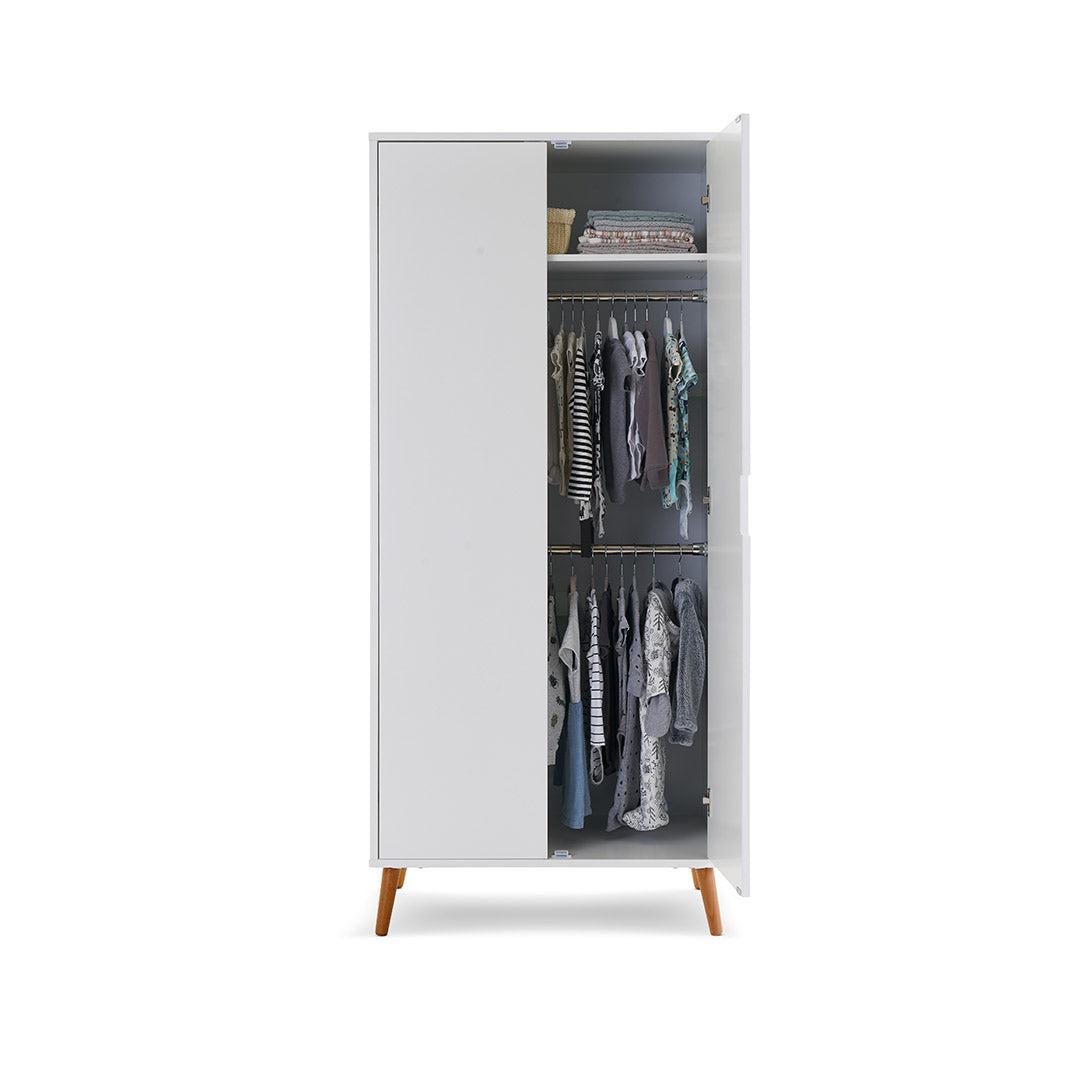  Obaby Maya Double Wardrobe - White + Natural、mySite、merchandisen