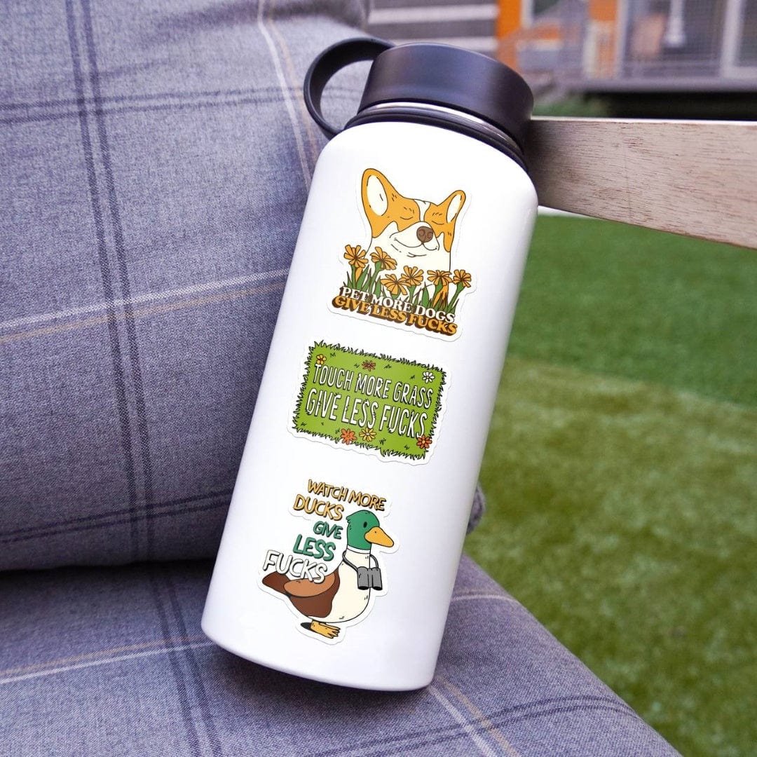  Give Less F**ks Sticker 7 Pack、mySite、elrpsem3k