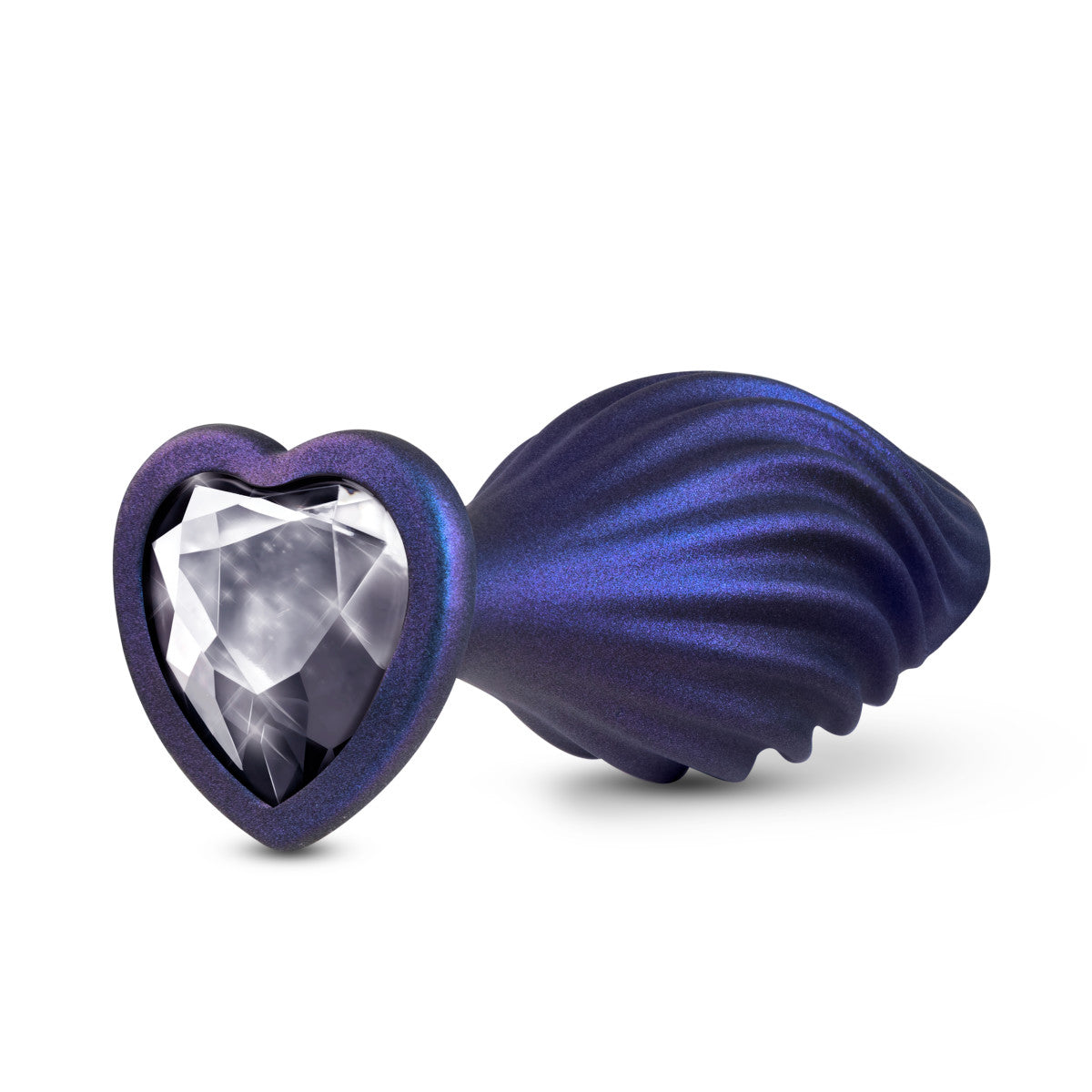Anal Adventures Matrix By Blush® | Swirling Bling Sapphire 4.5-Inch Anal Plug、mySite、bottomscart