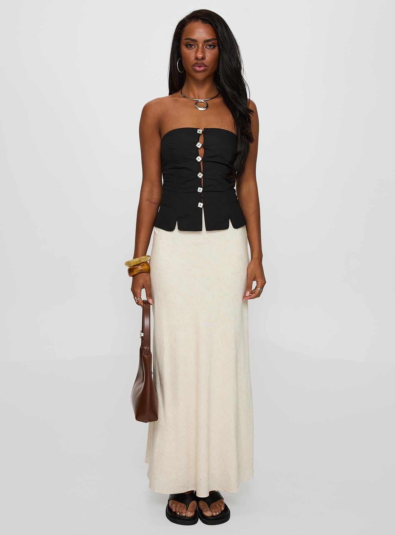 Analeia Strapless Top Black、mySite、solidvoid