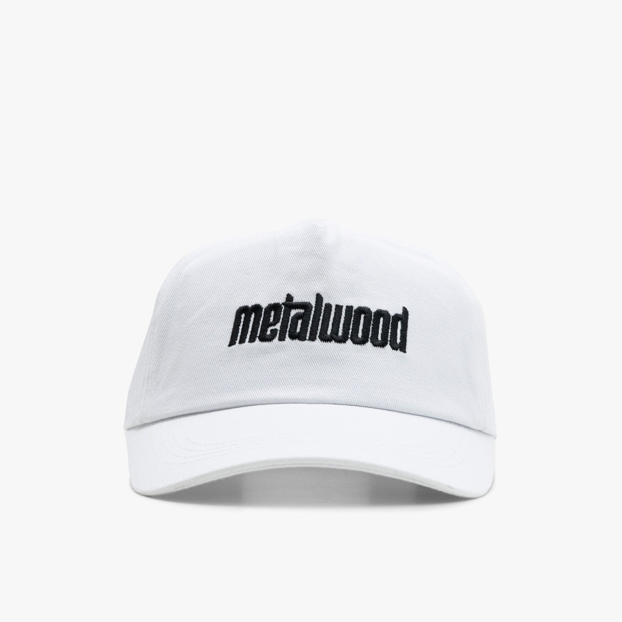  Metalwood Logo 5-Panel Hat White、mySite、merchandisen