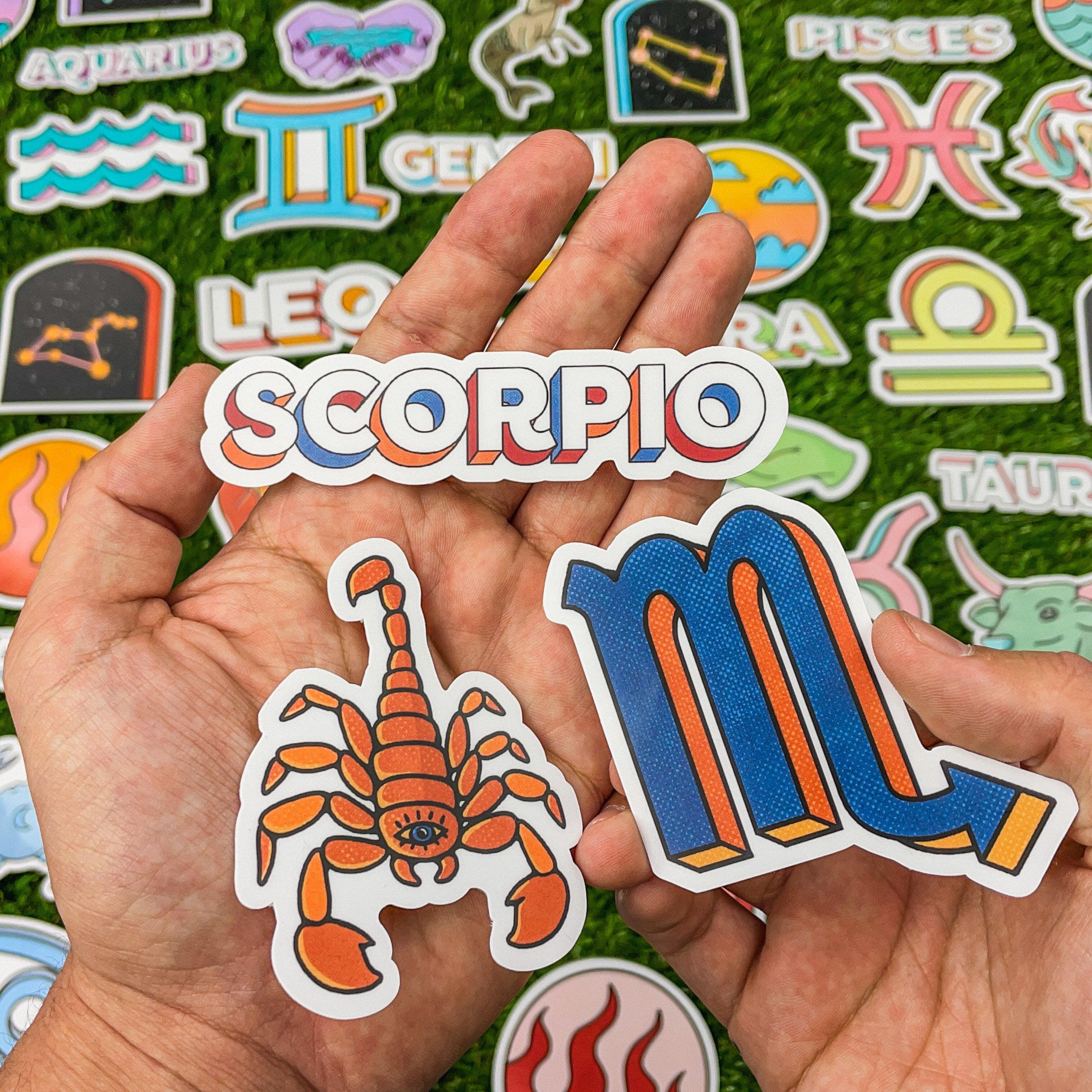  Scorpio Scorpion Sign Zodiac Sticker、mySite、elrpsem3k
