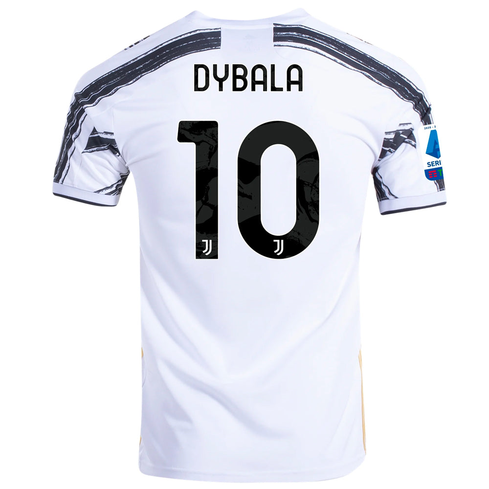 2020/21 Juventus Paulo Dybala #10 Home Official Nameset、mySite、noshort