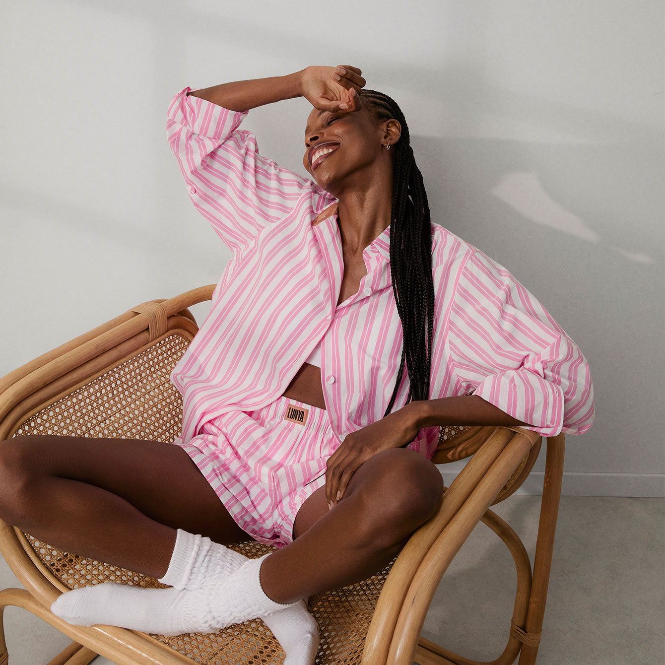 Airy Cotton Curved Hem Shirt、mySite、bengalsvssteelers