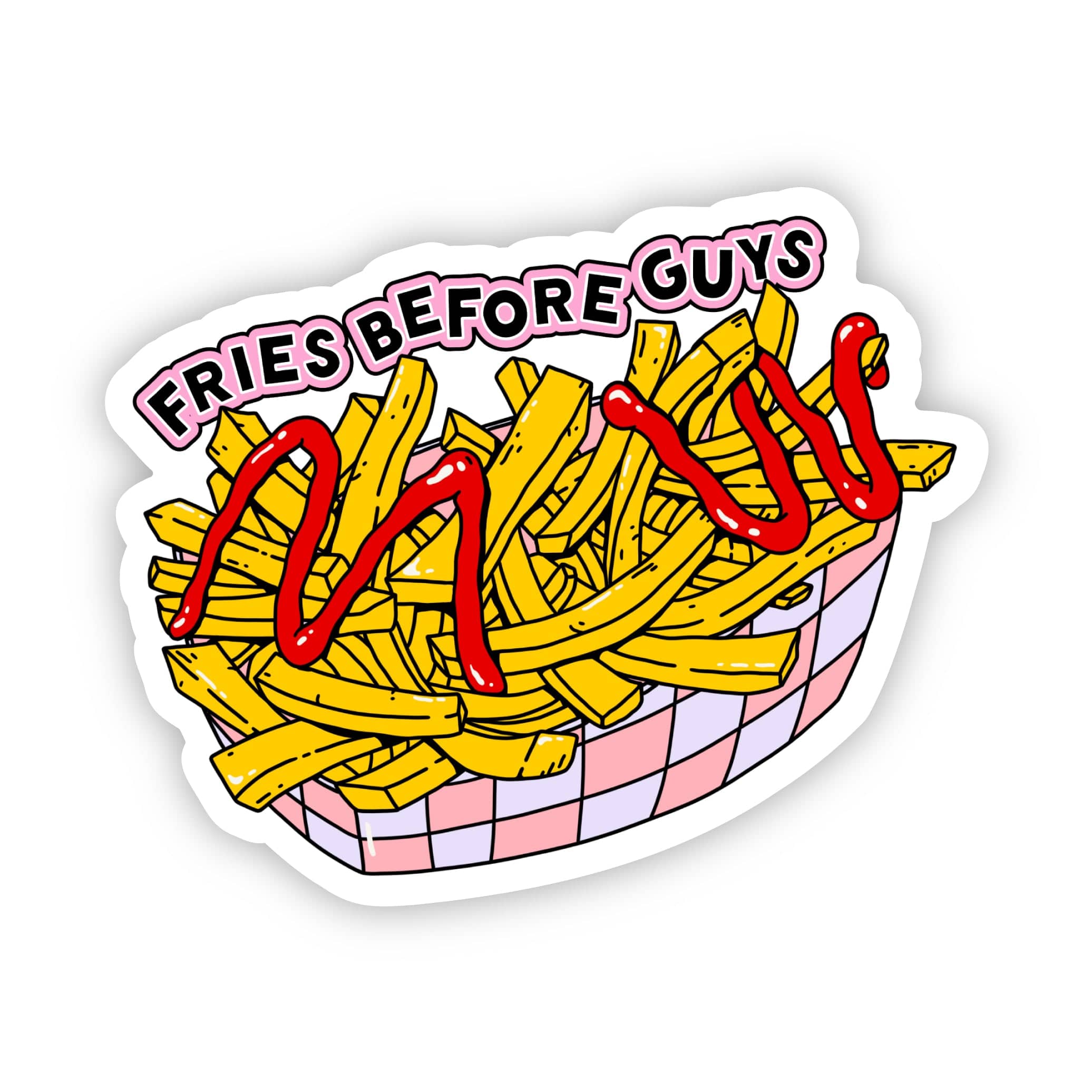  Fries before guys sticker、mySite、ghnorth