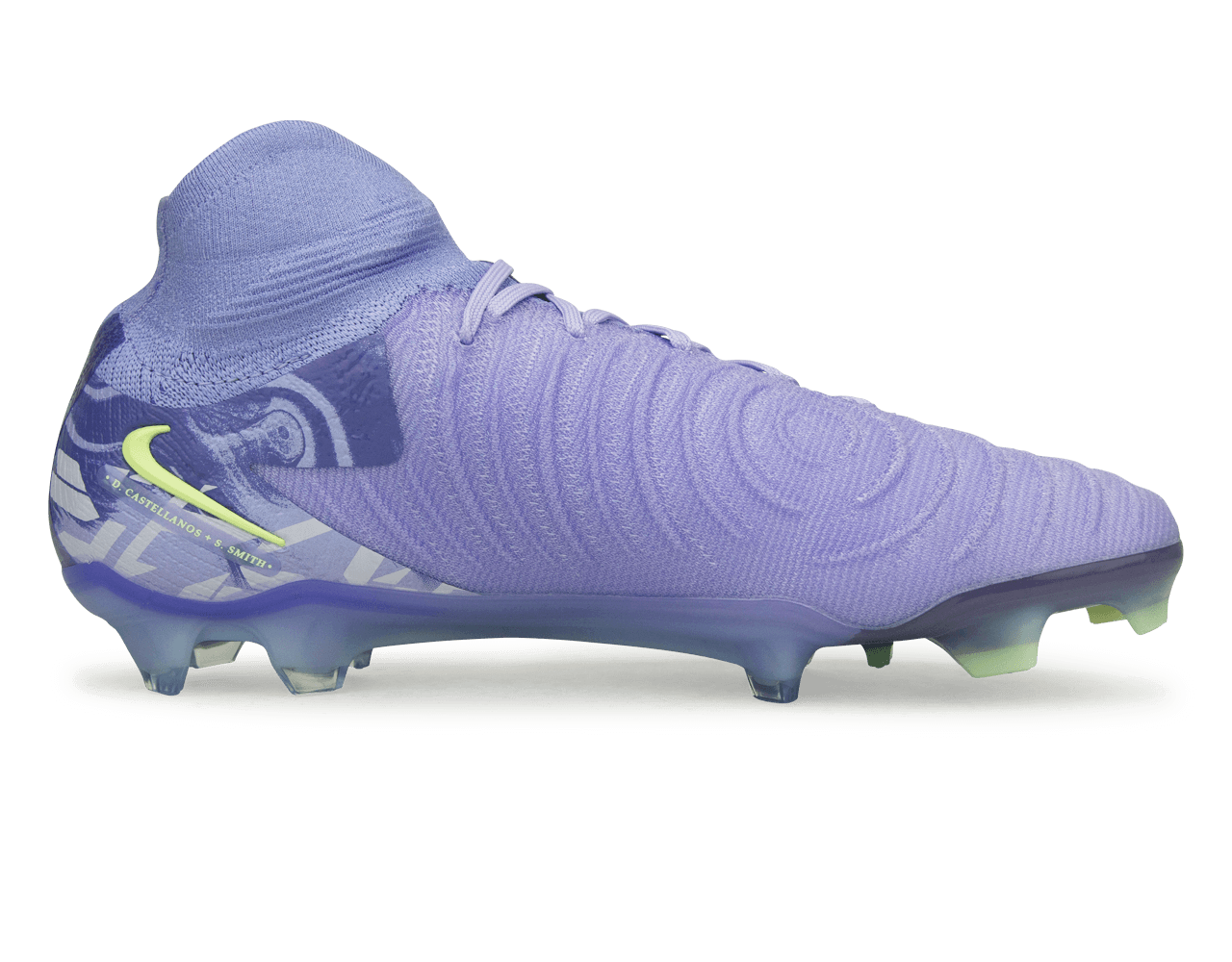 Nike Men's United Phantom Luna II Elite FG Purple Agate/Barely Volt、mySite、noshort