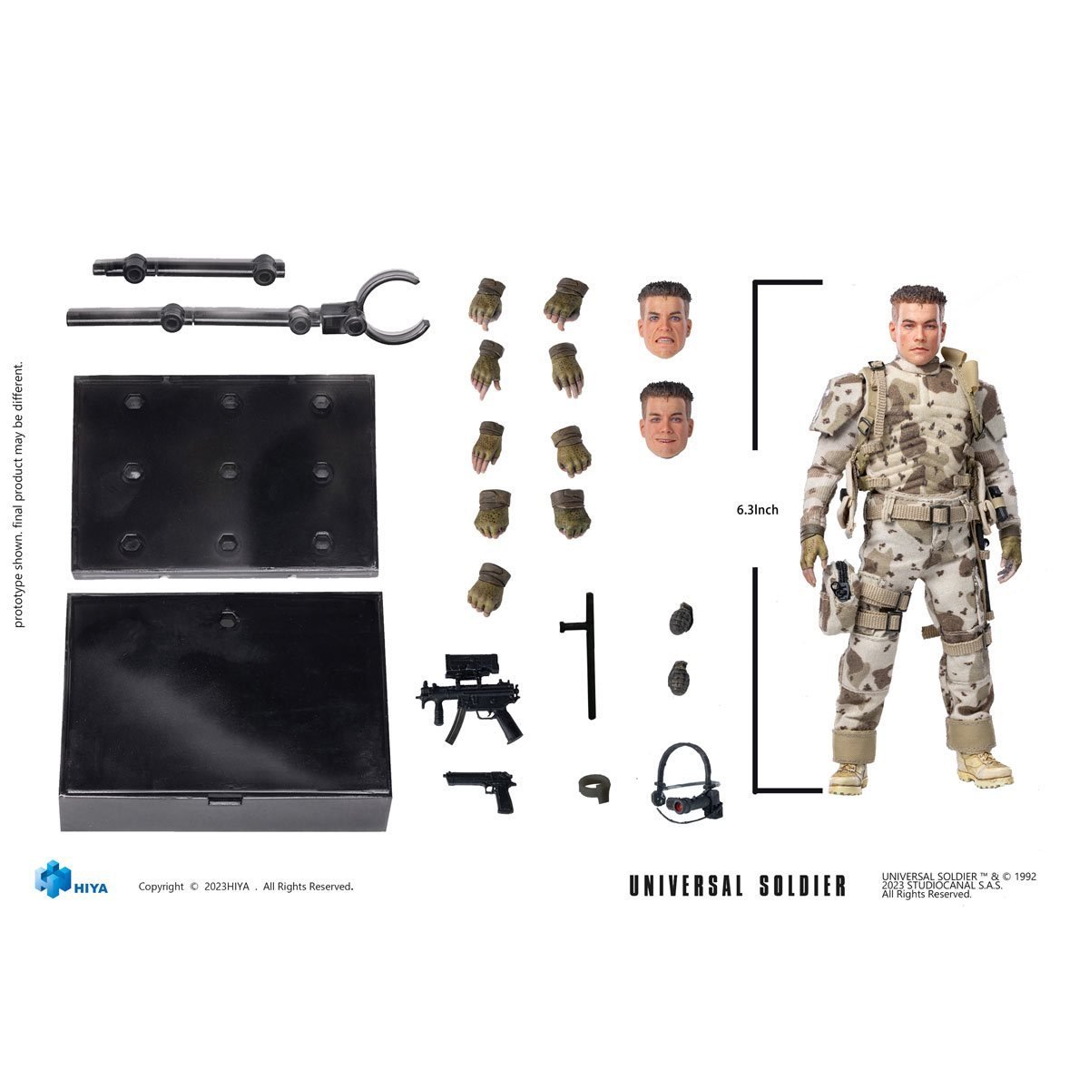 Hiya Universal Soldier Exquisite Super Series Previews Exclusive Luc Deveraux (1:12)、mySite、hgirdovlk