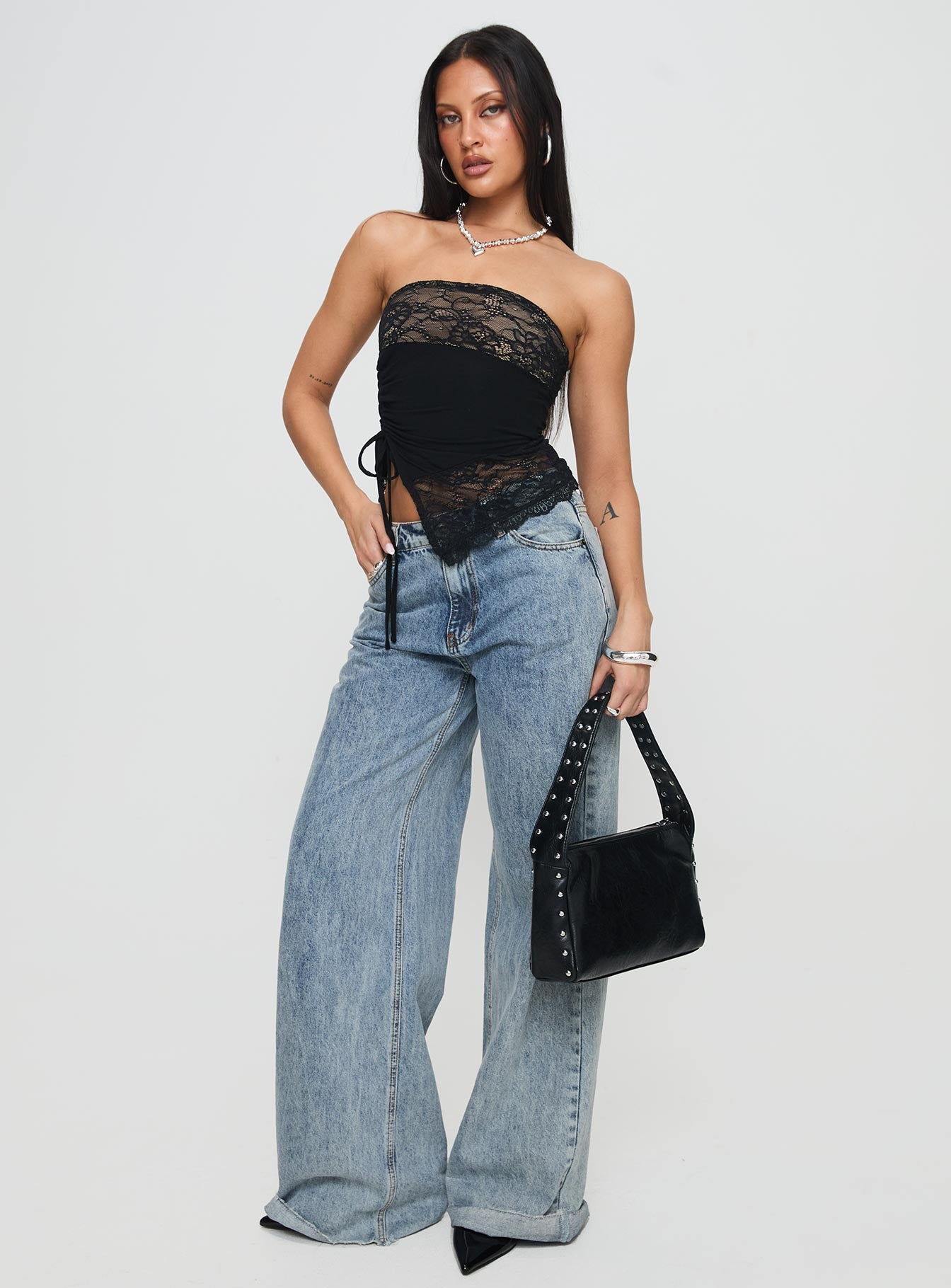 Chianti Strapless Top Black、mySite、solidvoid