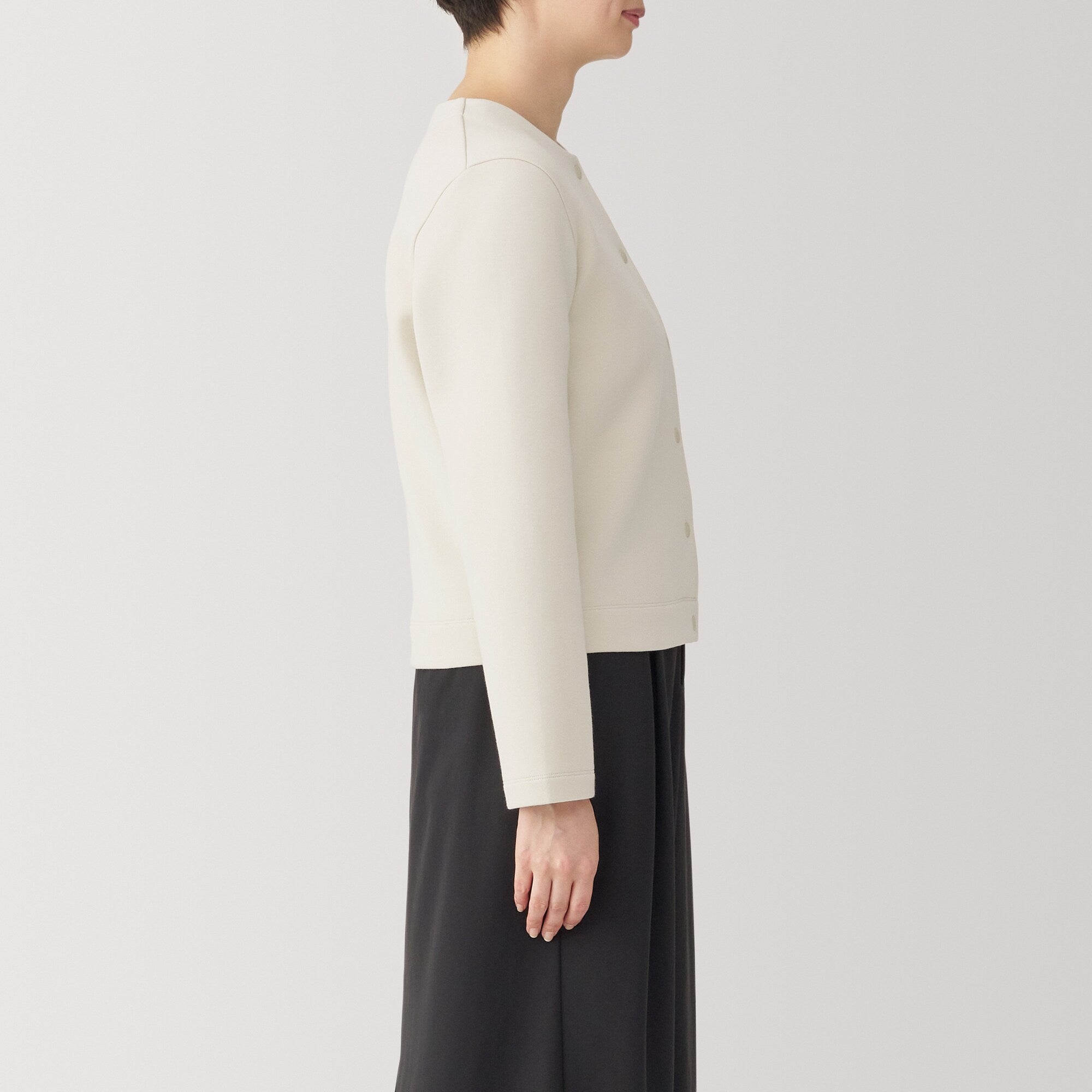  Women's Double Knitted Sweatshirt Cardigan、mySite、sugarbowlscore