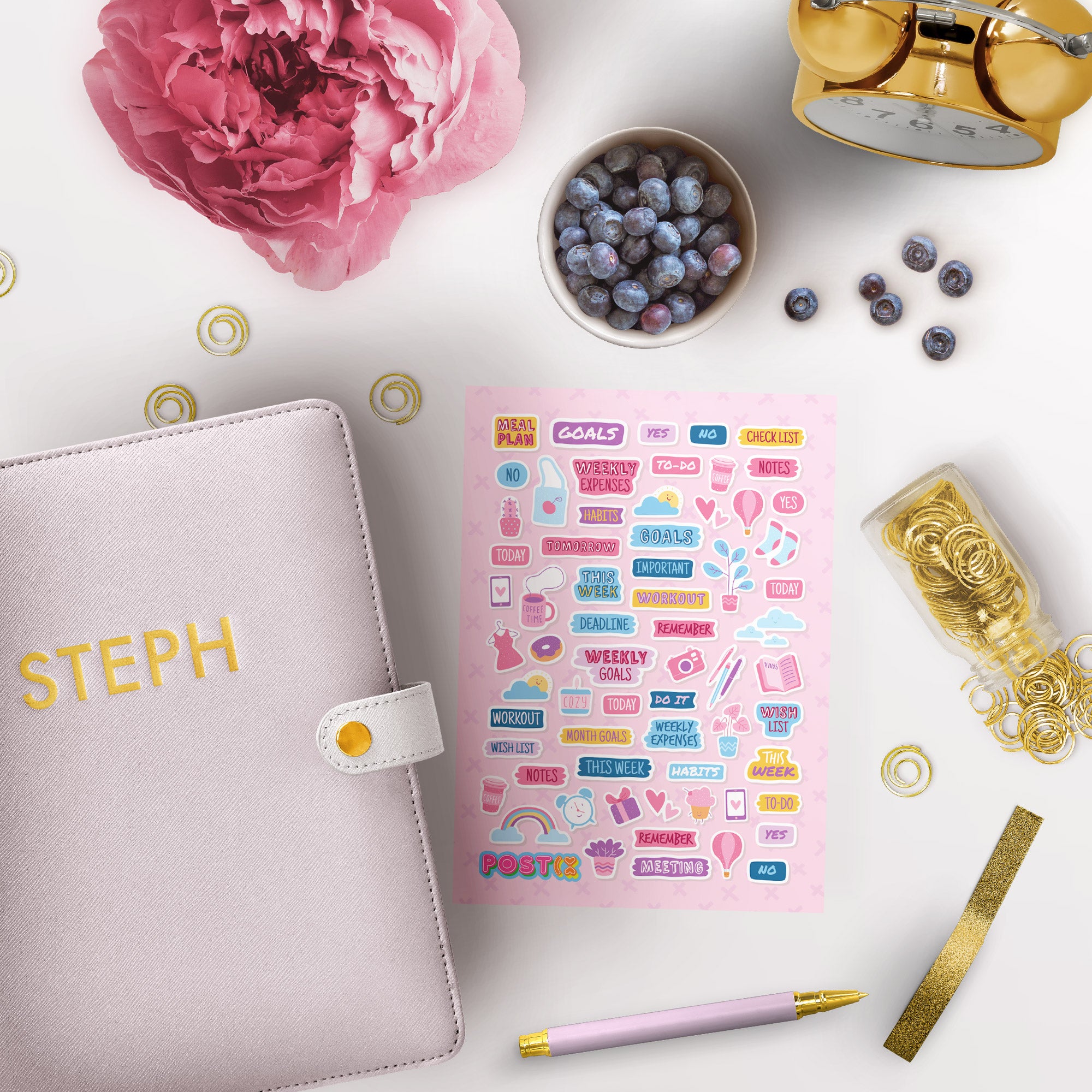  Plan Ahead Sticker Sheet、mySite、ghnorth