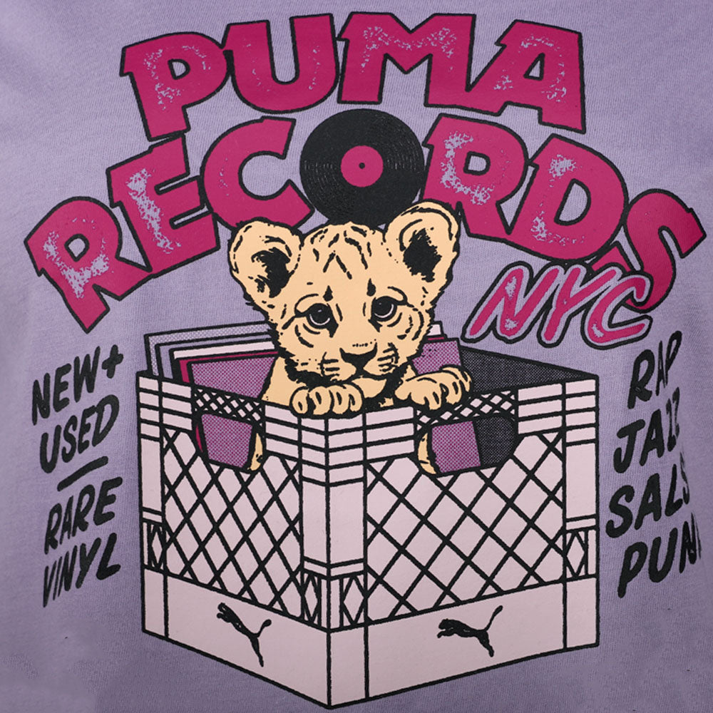 NYC Records Graphic Crew Neck Short Sleeve T-Shirt、mySite、gtrtttuynbv