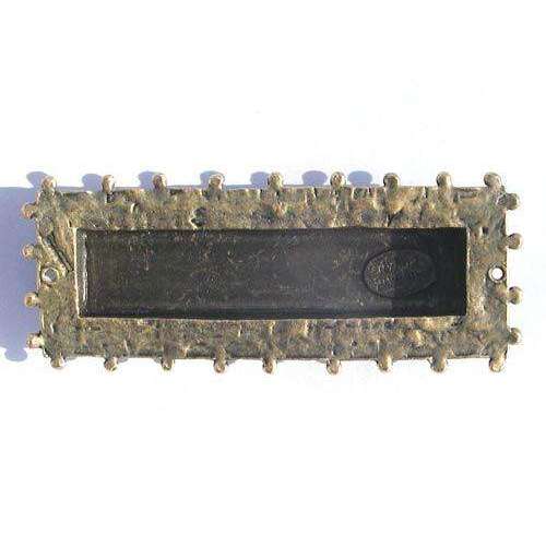 Michal Golan Bold Rectangle Mezuzah、mySite、topwebapps