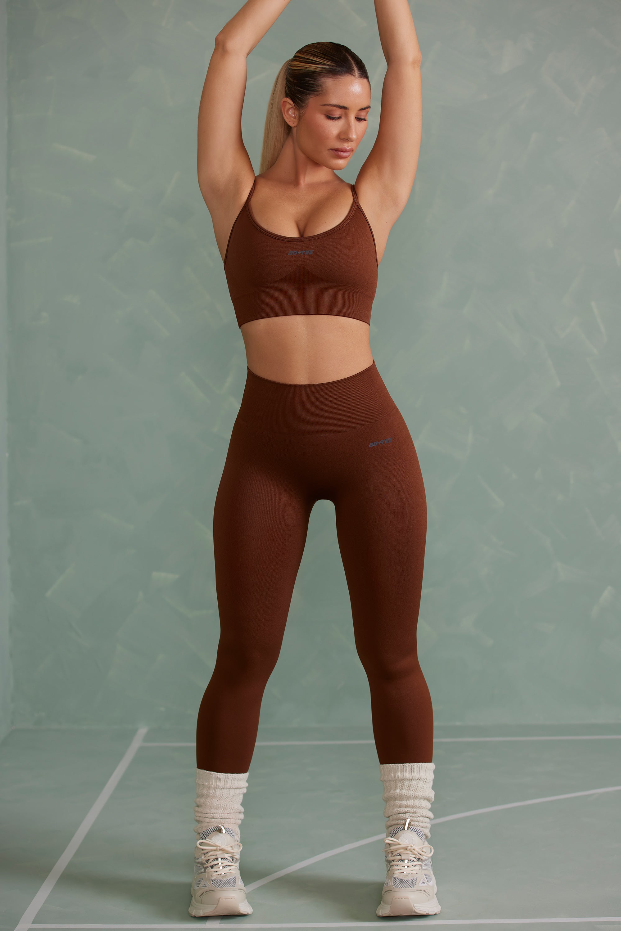 Super Sculpt Full Length Leggings in Copper Brown、mySite、solidvoid