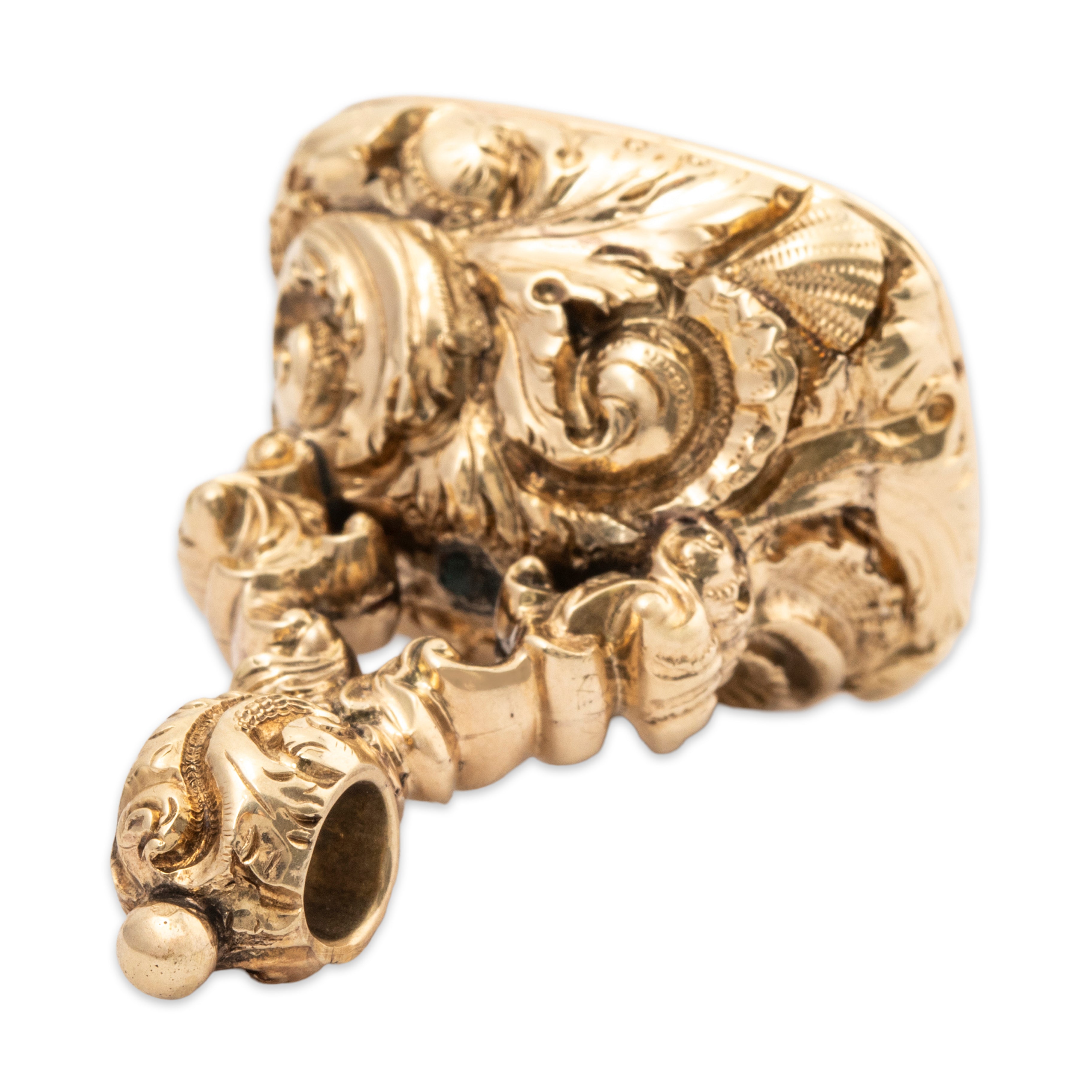 Quality Large Victorian Antique 14k Yellow Gold 14ct Amethyst Fob Seal Pendant、mySite、hinf8tx79