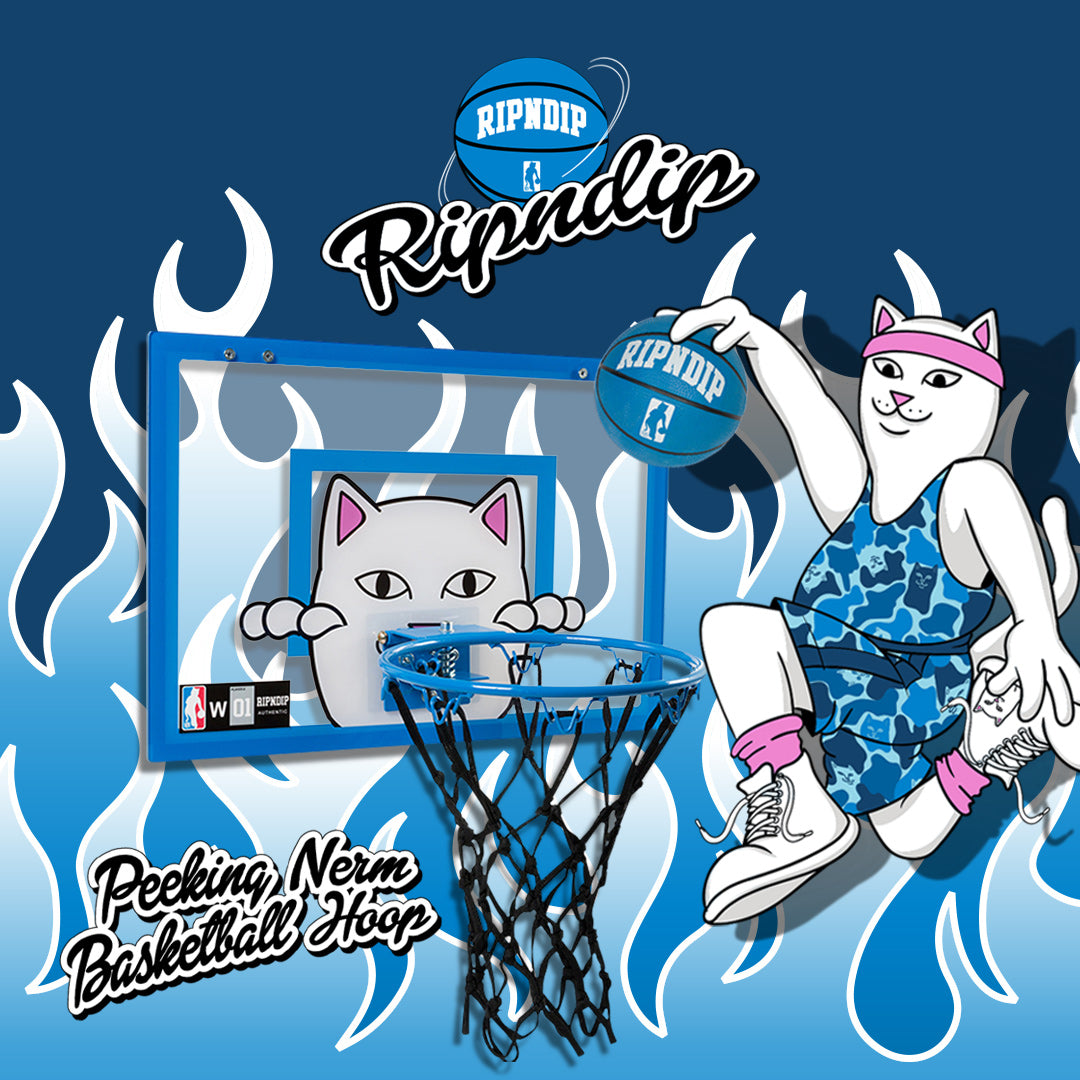  Peeking Nermal Hanging Basketball Set (Blue)、mySite、merchandisen