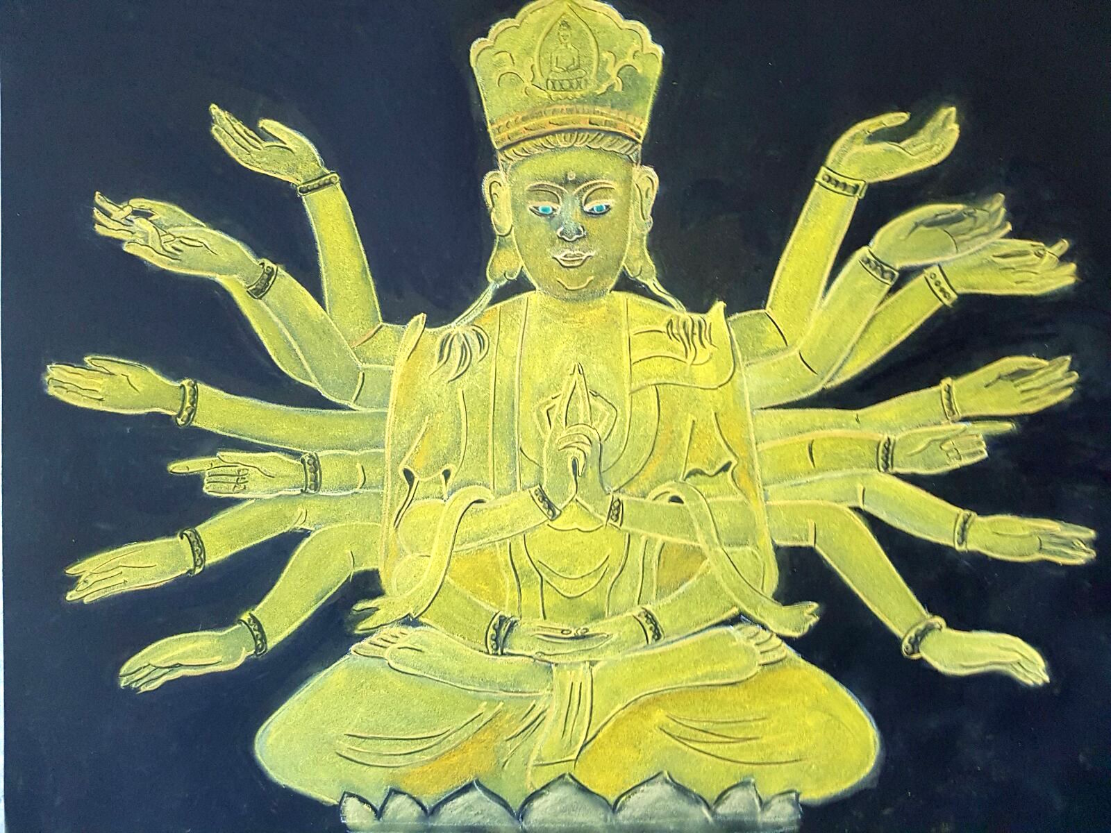 Avaloketishvara - Boddhisatva of Compassion (Original by Svitlana Babayeva)、mySite、topwebapps