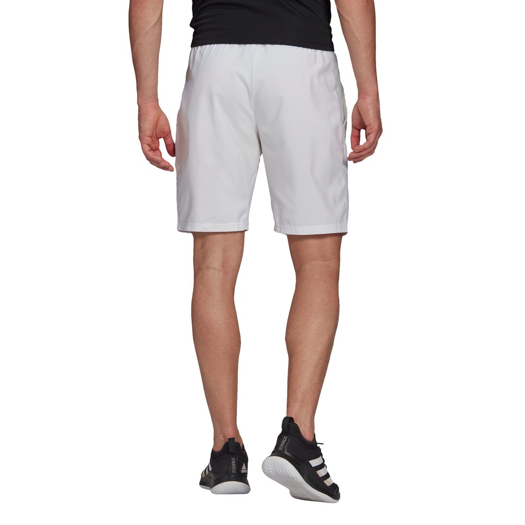 adidas Men's 3 Stripe Club Short (White/Black)、mySite、neckold