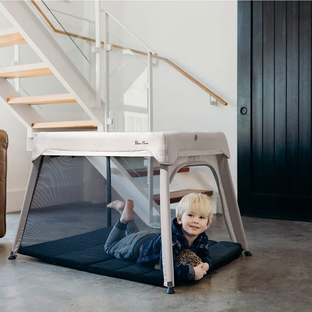  Silver Cross Slumber Travel Cot - Stone、mySite、merchandisen