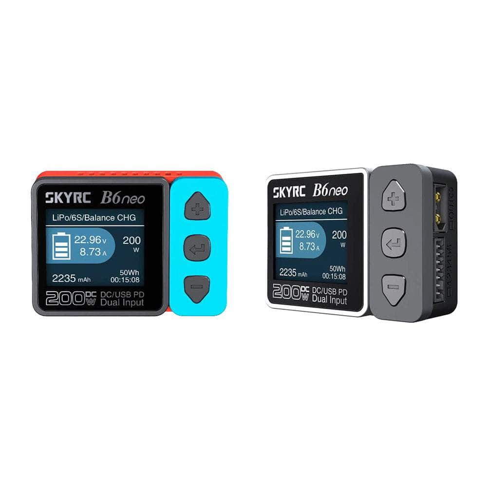  SkyRC B6 Neo 200w 10A 1-6S DC Smart Charger XT60 - Choose Color、mySite、merchandisen