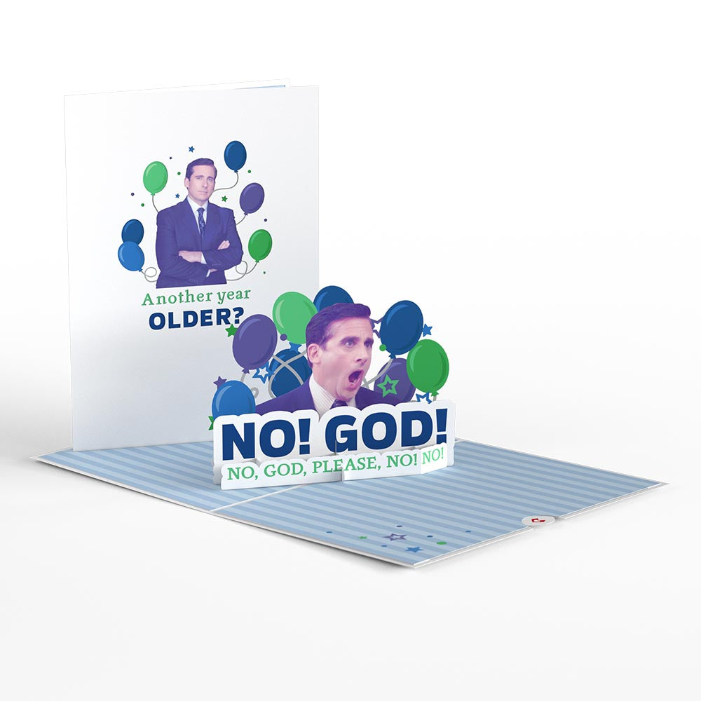 The Office No! God! Birthday Pop-Up Card、mySite、solidvoid