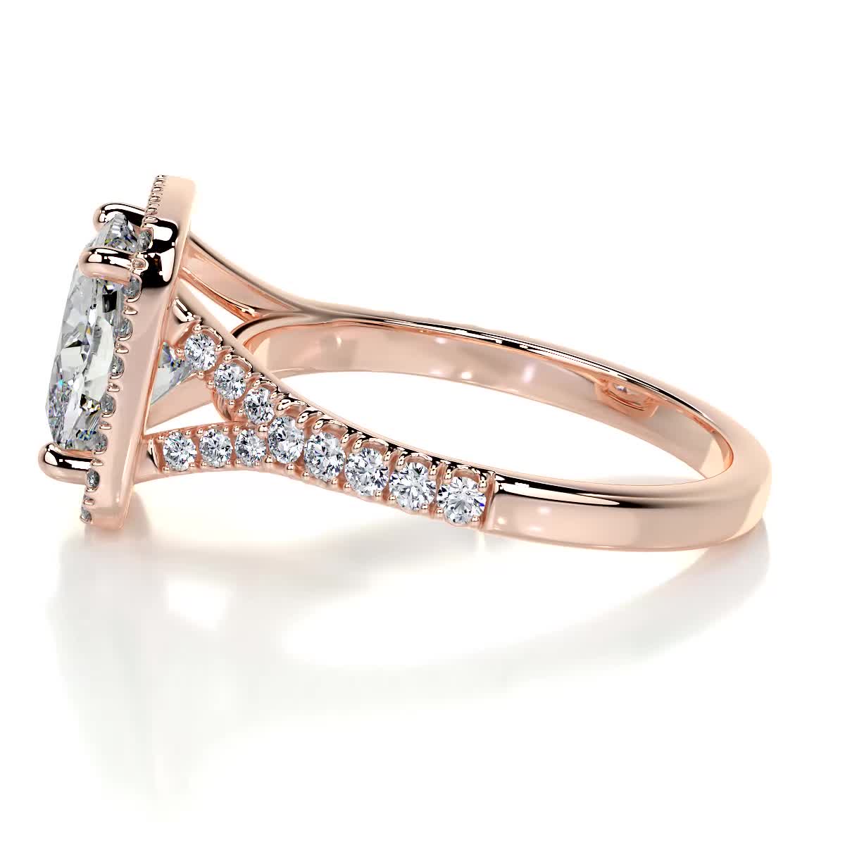 Luciana Diamond Engagement Ring -14K Rose Gold、mySite、hinf8tx79