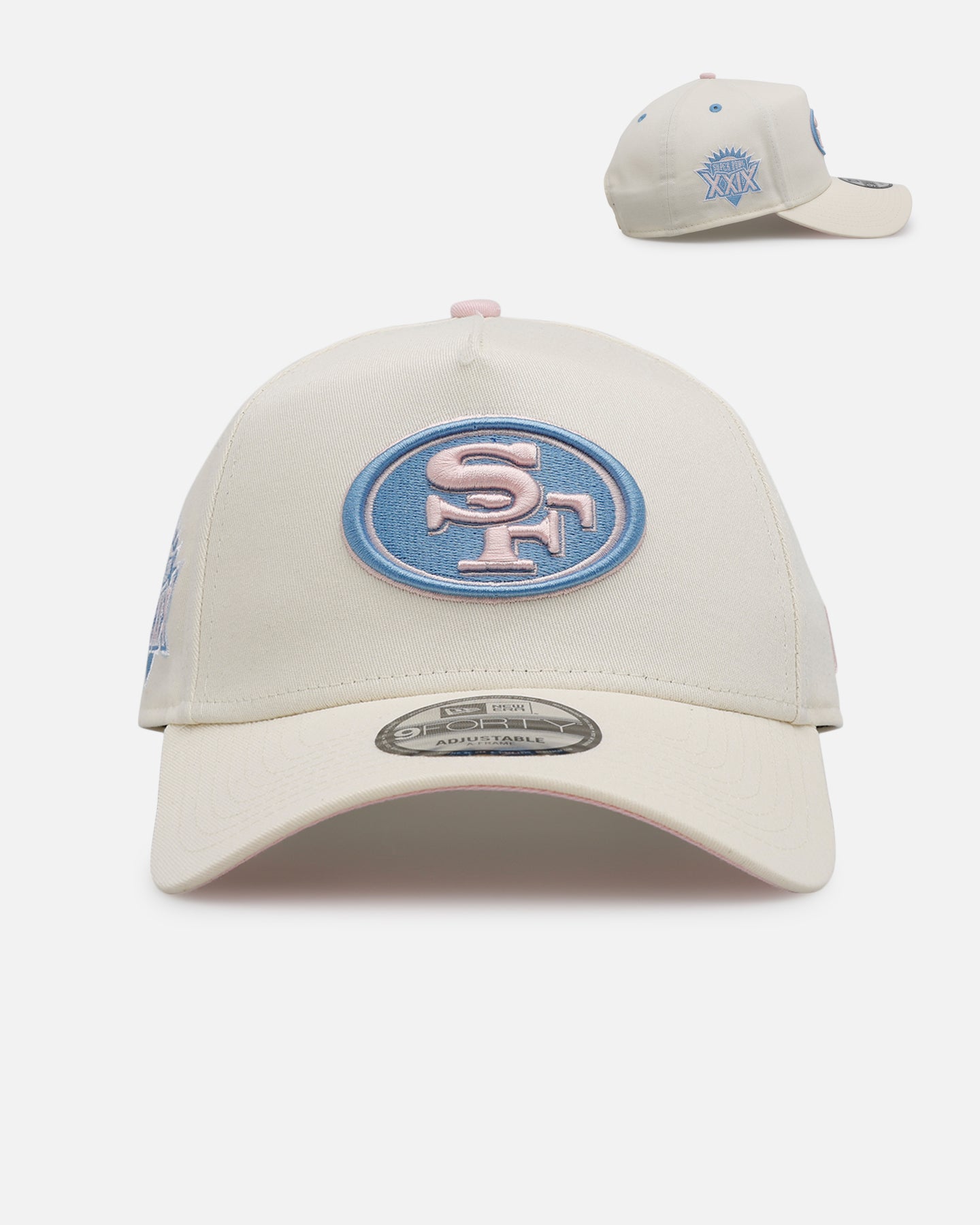 New Era San Francisco 49ers 'Pastel' 9FORTY A-Frame Snapback Chrome White、mySite、zt4zffjzw