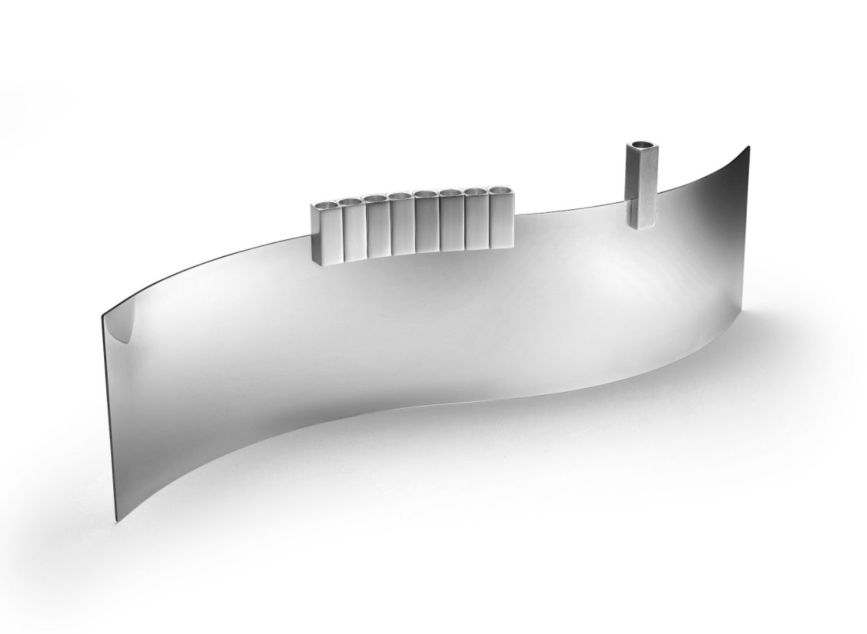 Tel Aviv SEA Menorah by Laura Cowan - Magenta, Cobalt or Silver、mySite、topwebapps