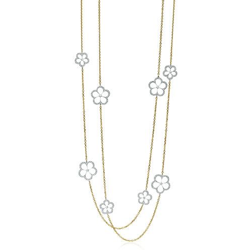 Gumuchian G. Boutique 18k Gold Diamond Daisy Necklace、mySite、hinf8tx79