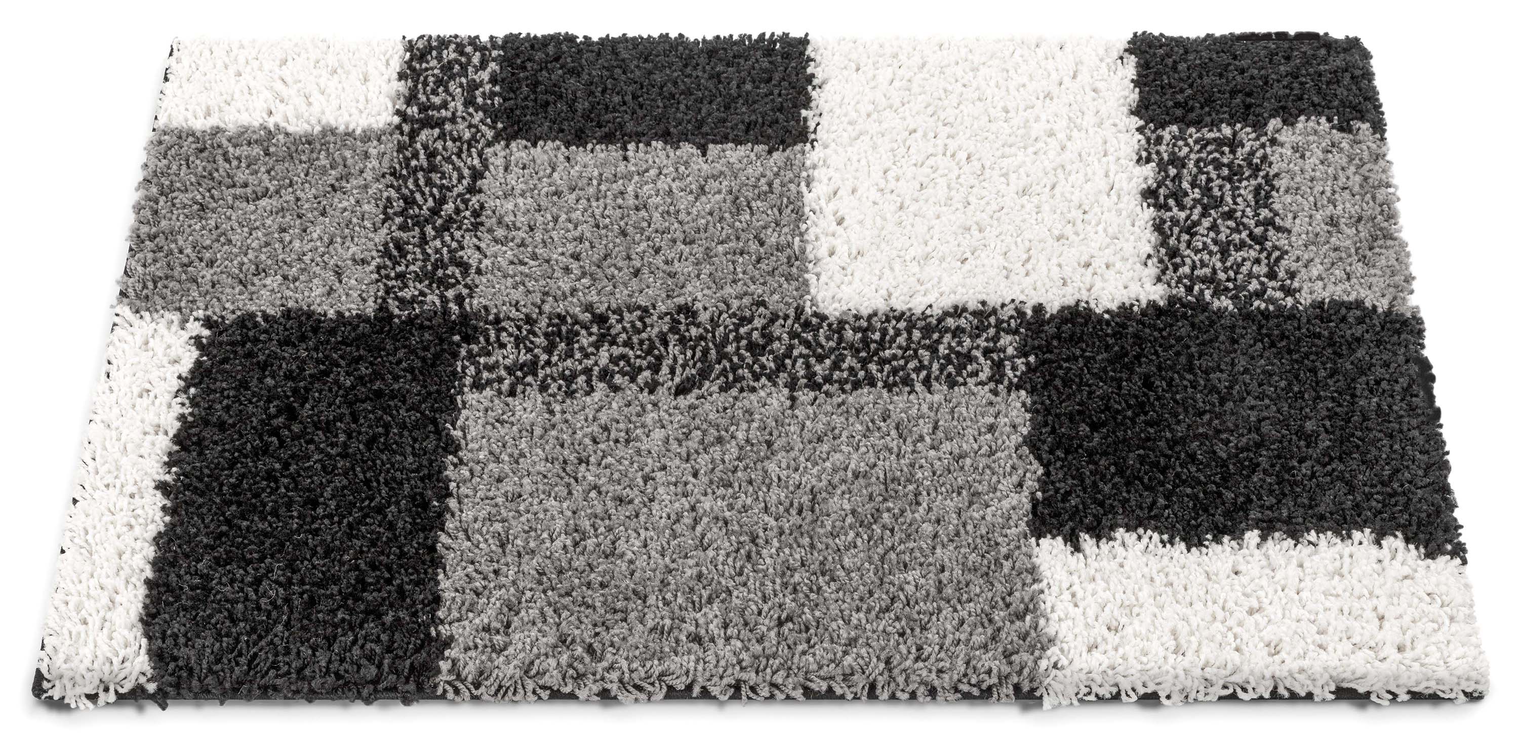 Cubes Black Contemporary Rug、mySite、gigharbornorthrealestate