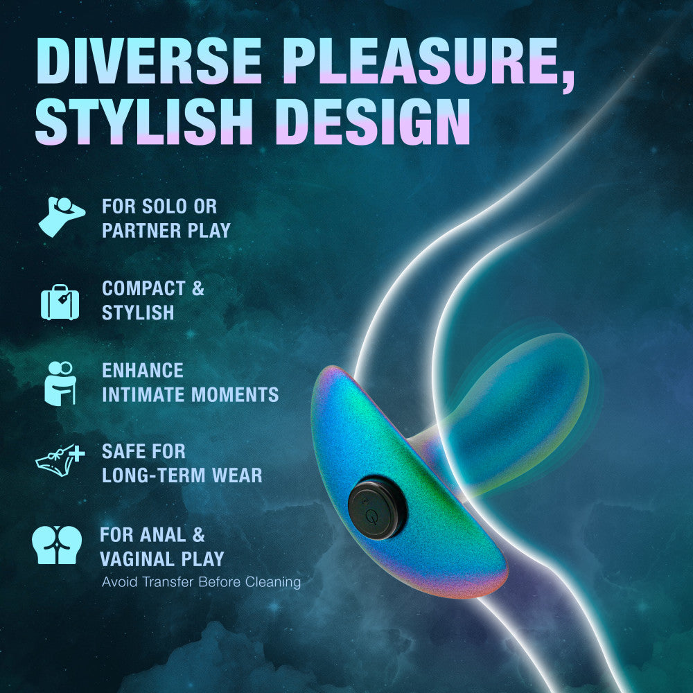 Anal Adventures Matrix By Blush® | Voyager - Vibrating Anal Plug With AnchorTech™ Base - Neptune Teal、mySite、bottomscart