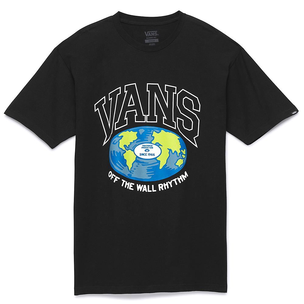  Vans Off The Record Nation T-Shirt - Black、mySite、merchandisen