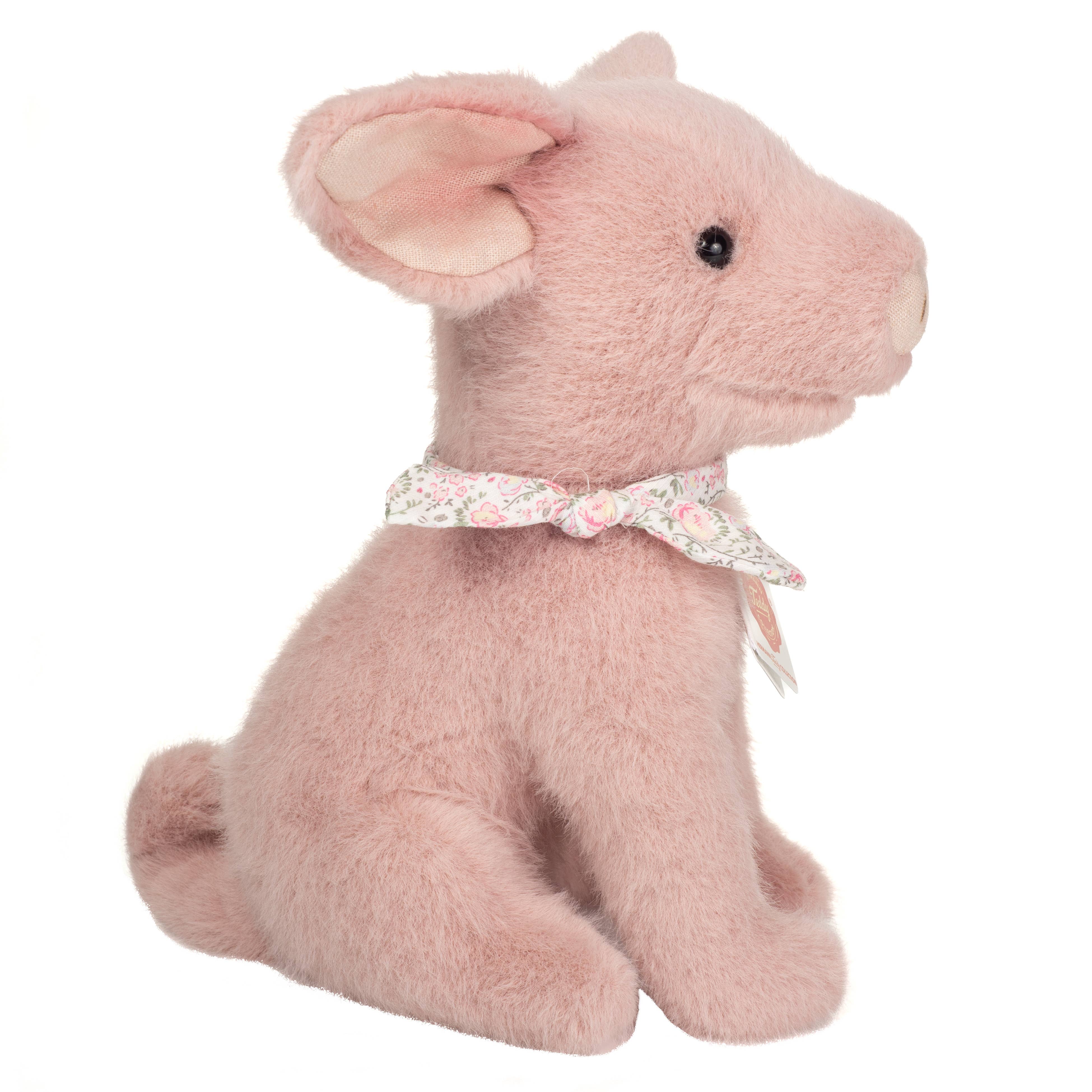 Audry the Sitting Pink Piggy Plush Toy by Teddy Hermann、mySite、g9winljtr