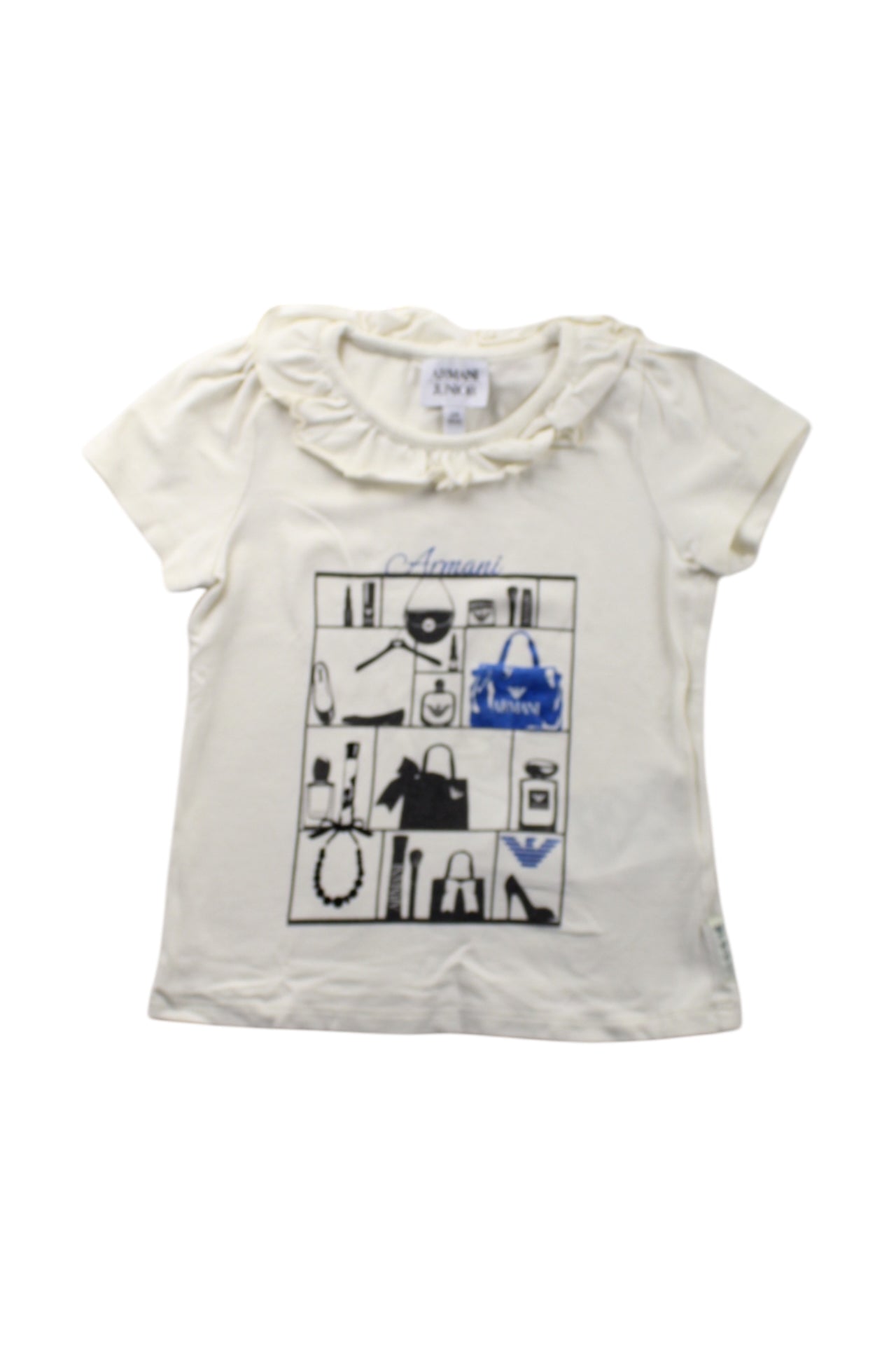 Armani Ruffled Graphic T-Shirt 2T、mySite、g9winljtr