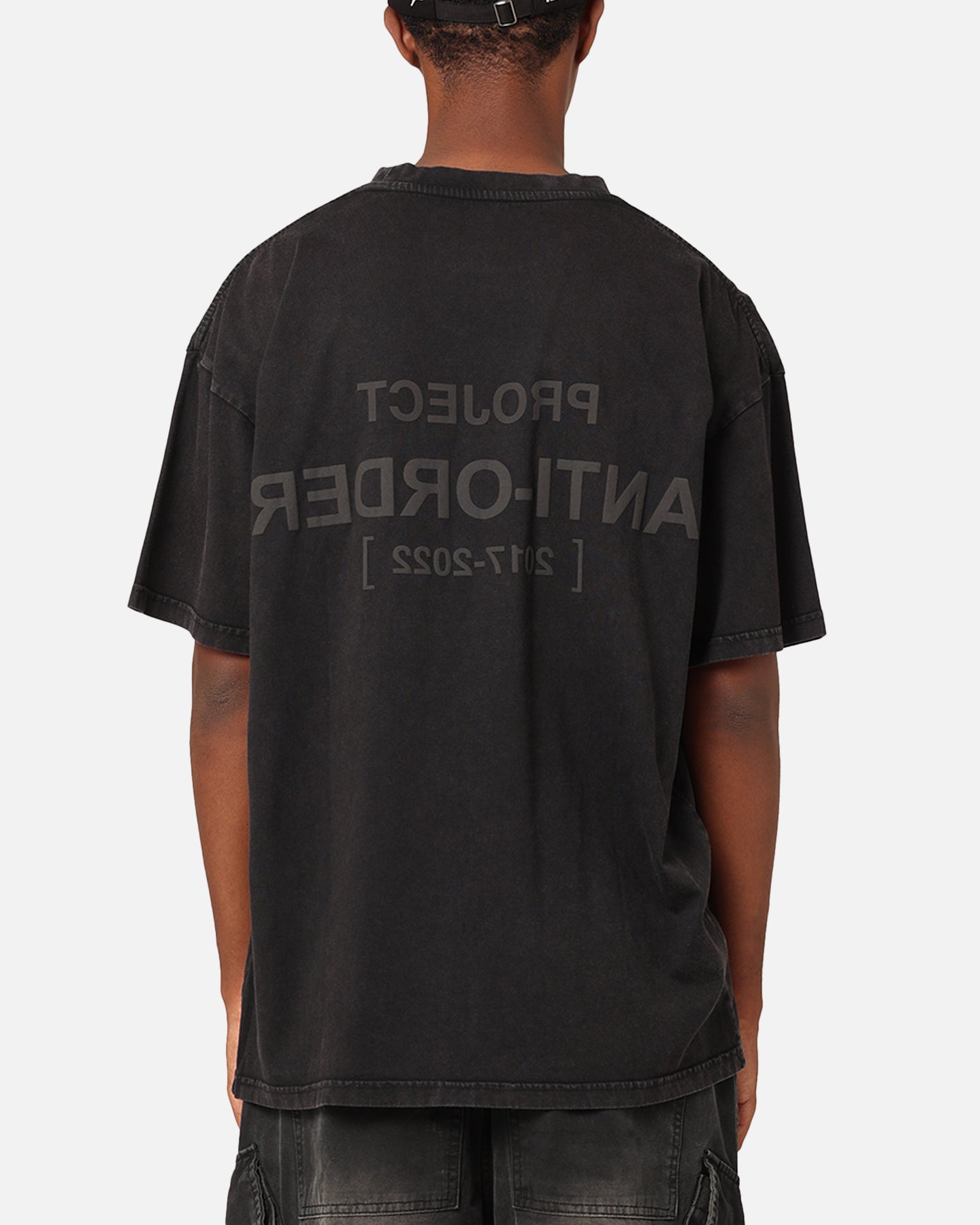The Anti Order Project Anti T-Shirt Black Acid Wash、mySite、zt4zffjzw