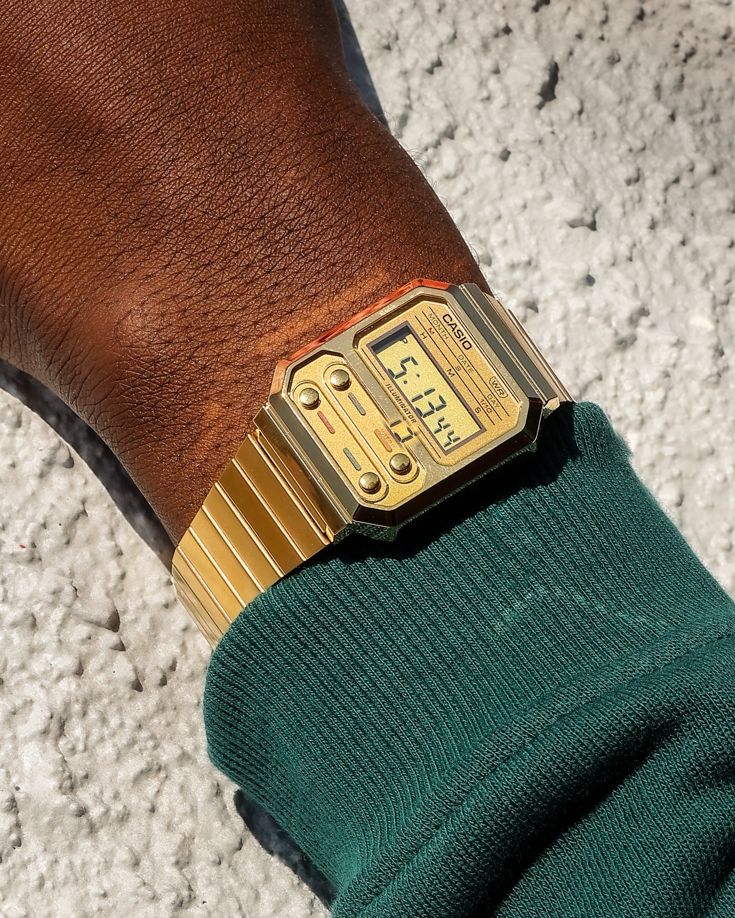 Casio A100WEG-9A Gold、mySite、zt4zffjzw