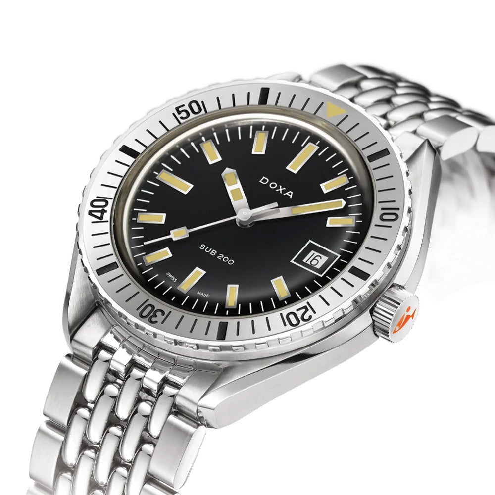 SUB 200 Sharkhunter 42mm - Black on Bracelet、mySite、botmansion