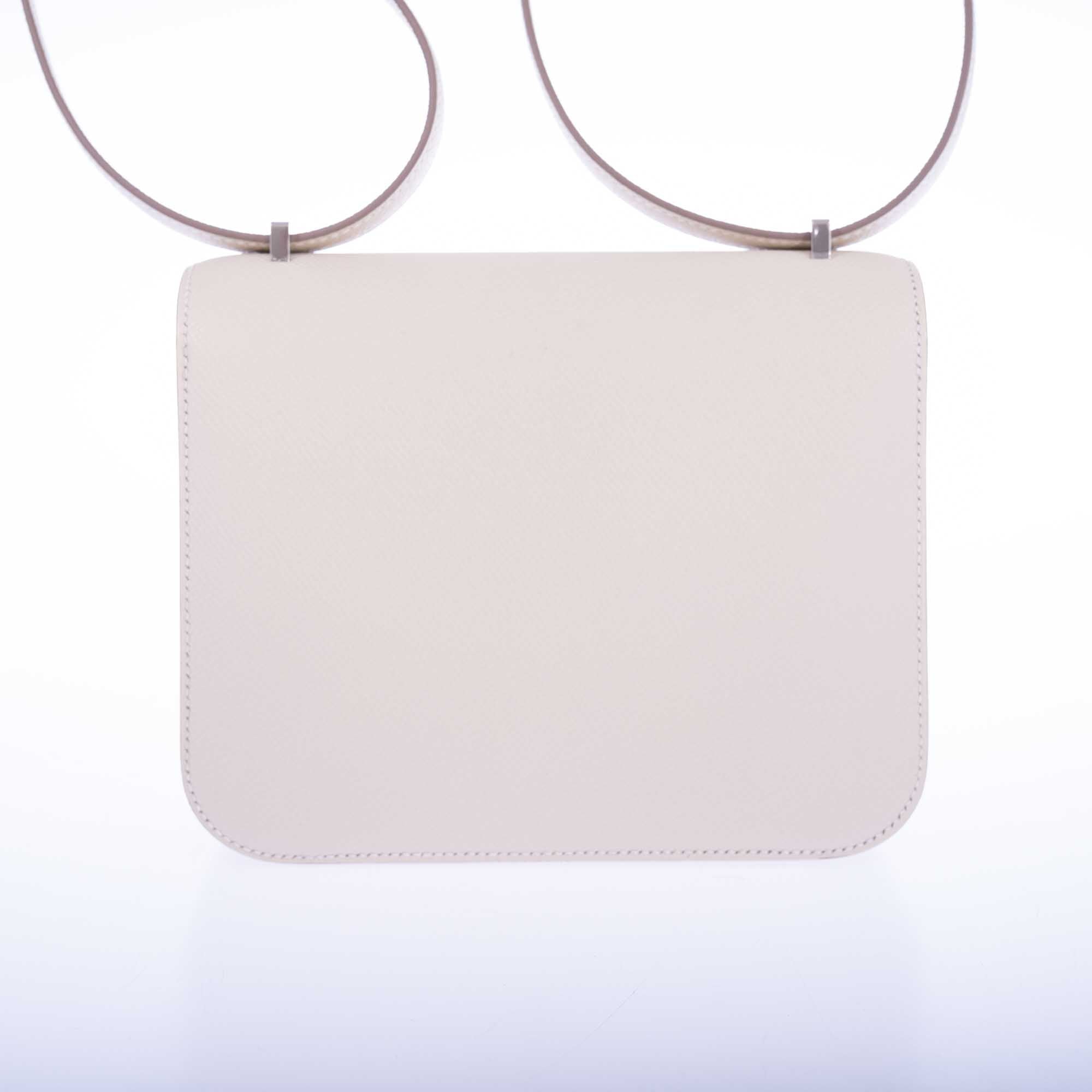 Hermès Constance 18 Mini III Mirror Bag Craie Epsom - Tabac, Camel, Sable and Ombré Lizard Hardware、mySite、garminoutage.com